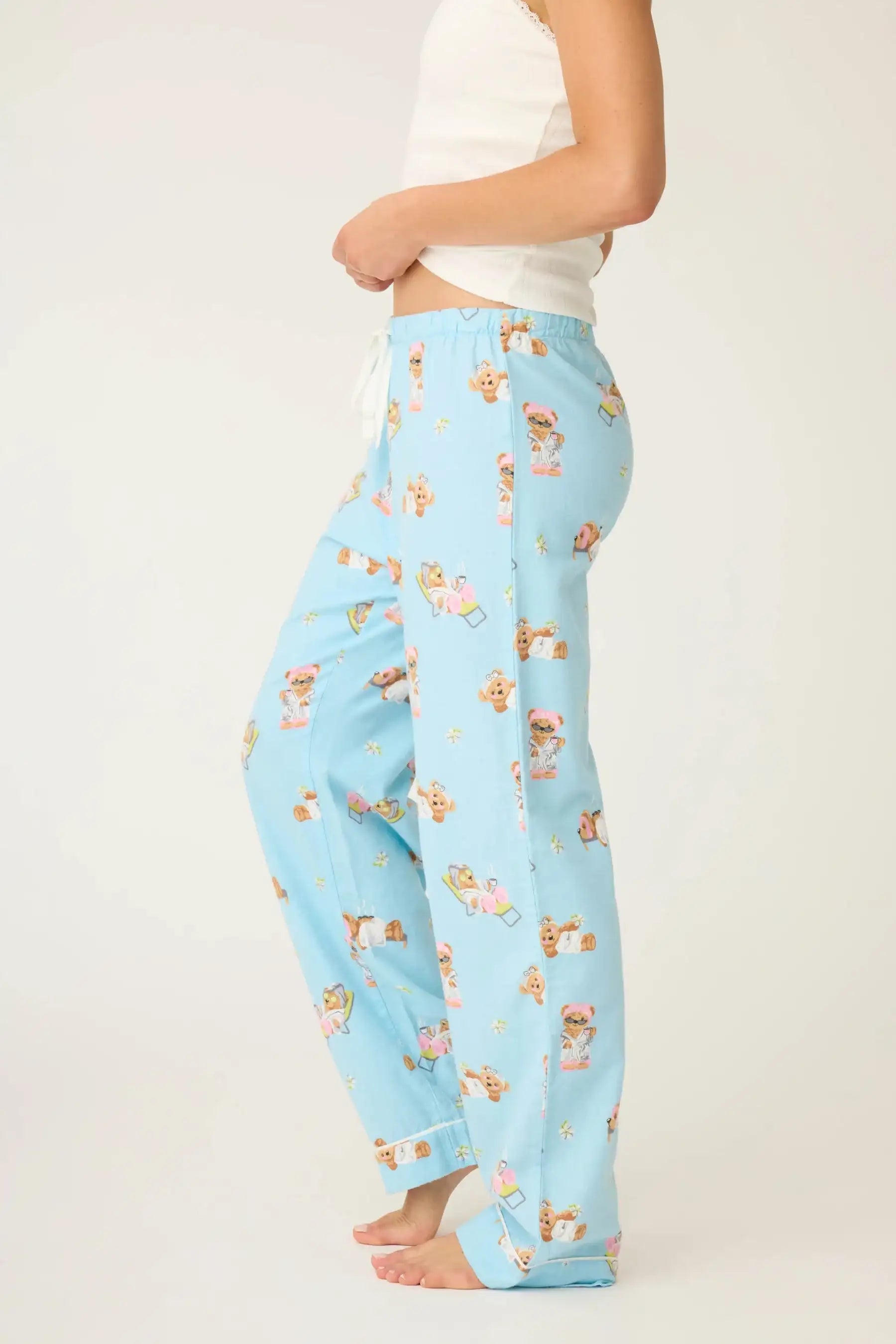 PJ Salvage Beary Cute Bear Print Flannel PJ Pants