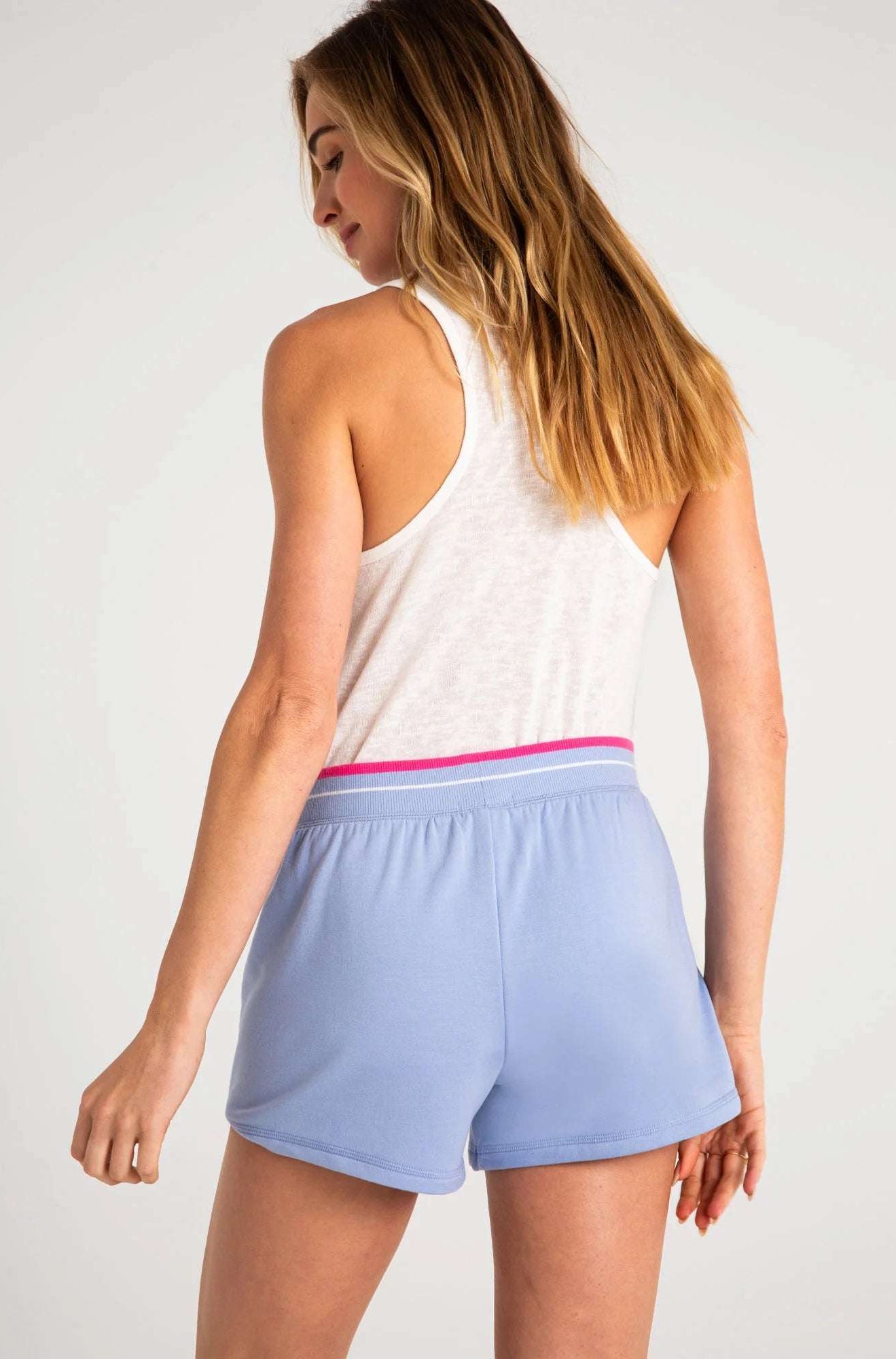 PJ Salvage Choose Happy Blue PJ Shorts Pyjamas by PJ Salvage as seen on celebrities