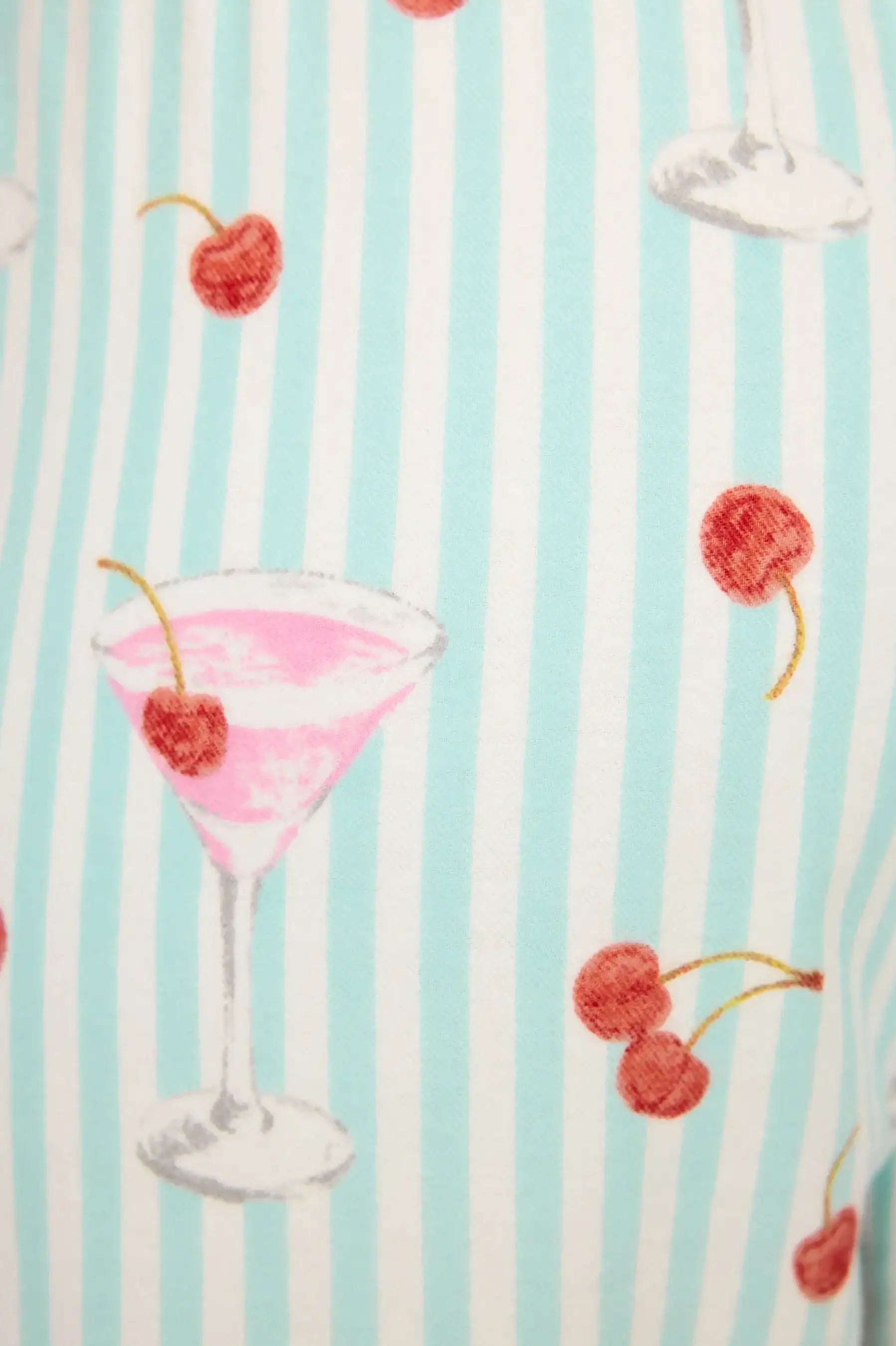 PJ Salvage Ma Cherie Cherry Print Flannel PJ Pants