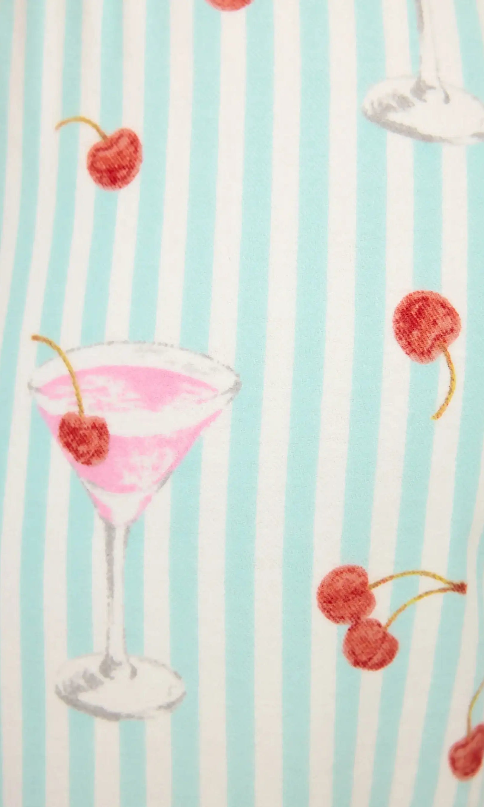 PJ Salvage Ma Cherie Cherry Print Flannel PJ Pants