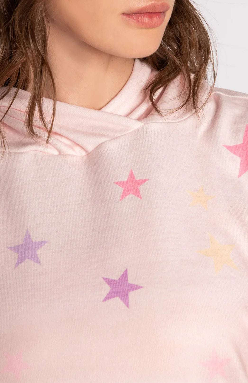 PJ Salvage Peach Party Star Hoodie Hoodie by PJ Salvage as seen on celebrities