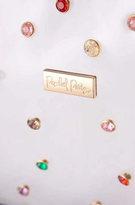 Packed Party Back to Fun Denim & Gems Backpack Backpack by Packed Party as seen on celebrities