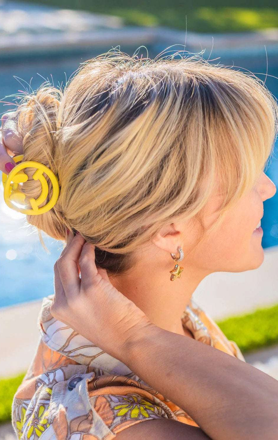 Packed Party Bring on The Smiles Claw Hair Clip Set Hair Clip by Packed Party as seen on celebrities