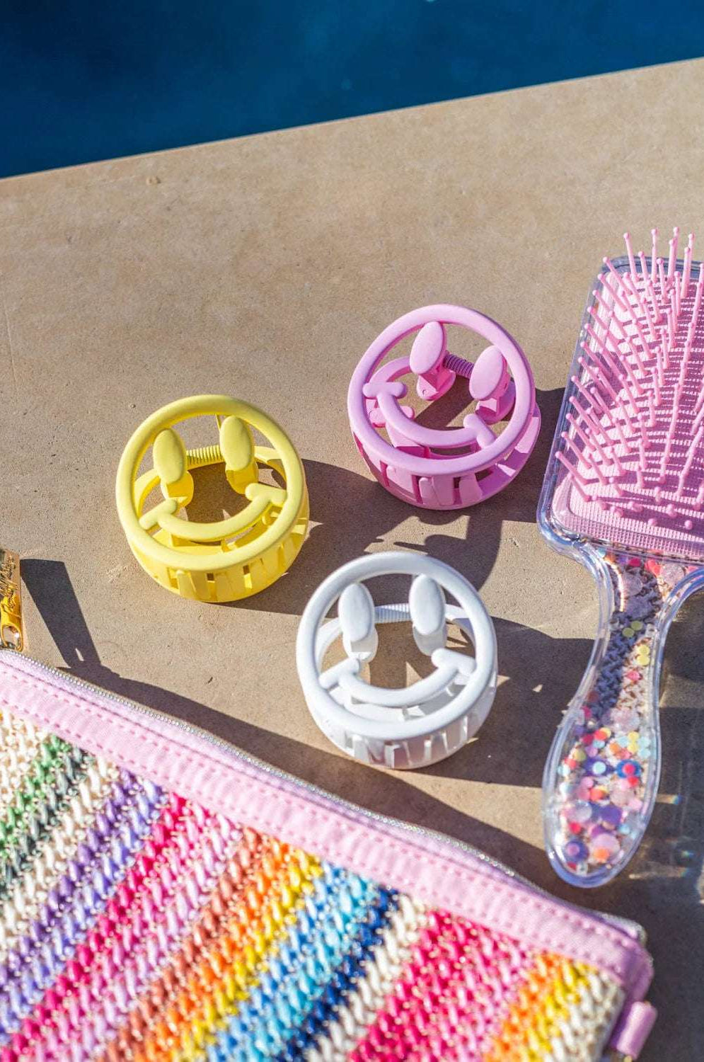 Packed Party Bring on The Smiles Claw Hair Clip Set Hair Clip by Packed Party as seen on celebrities