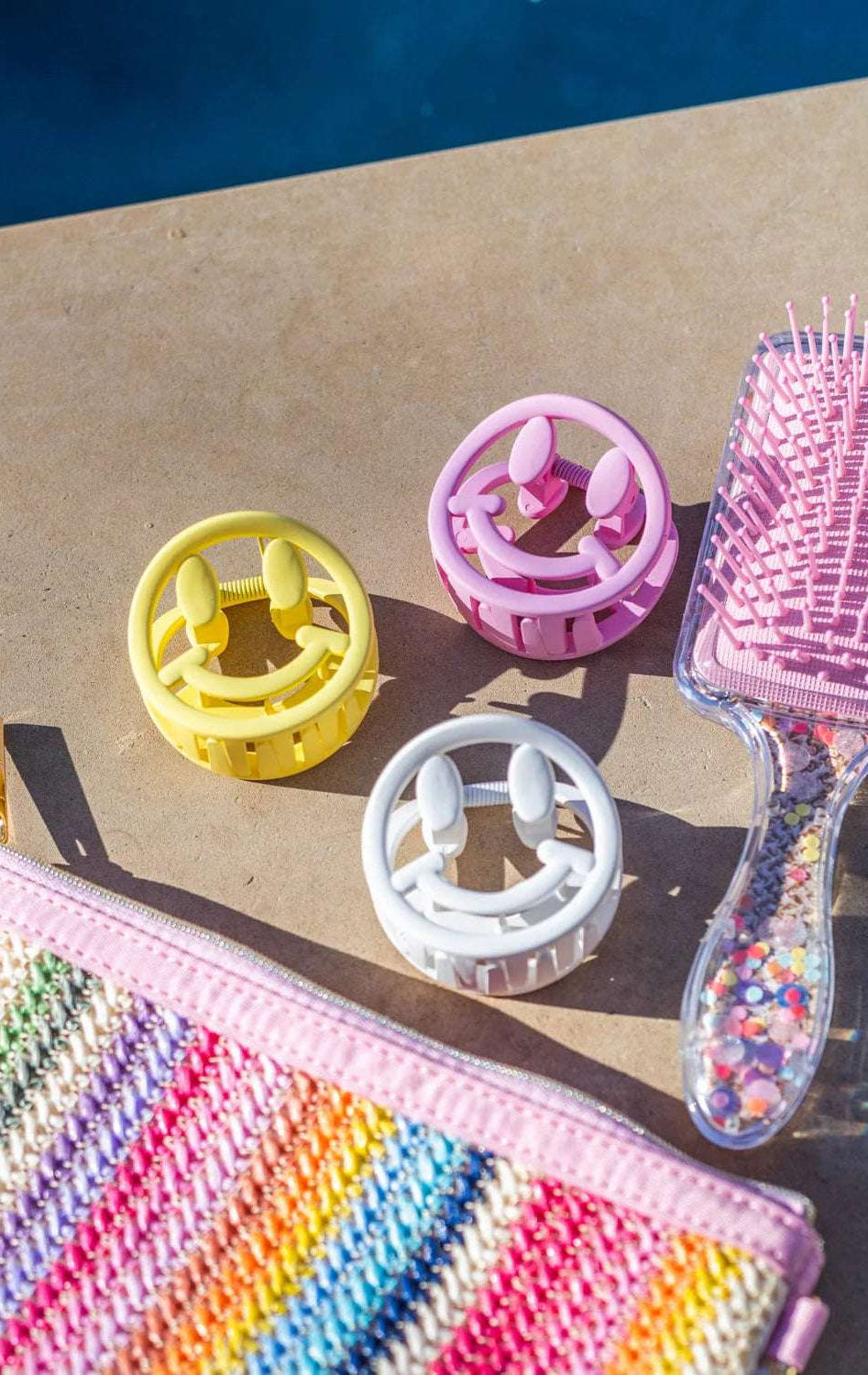 Packed Party Bring on The Smiles Claw Hair Clip Set Hair Clip by Packed Party as seen on celebrities