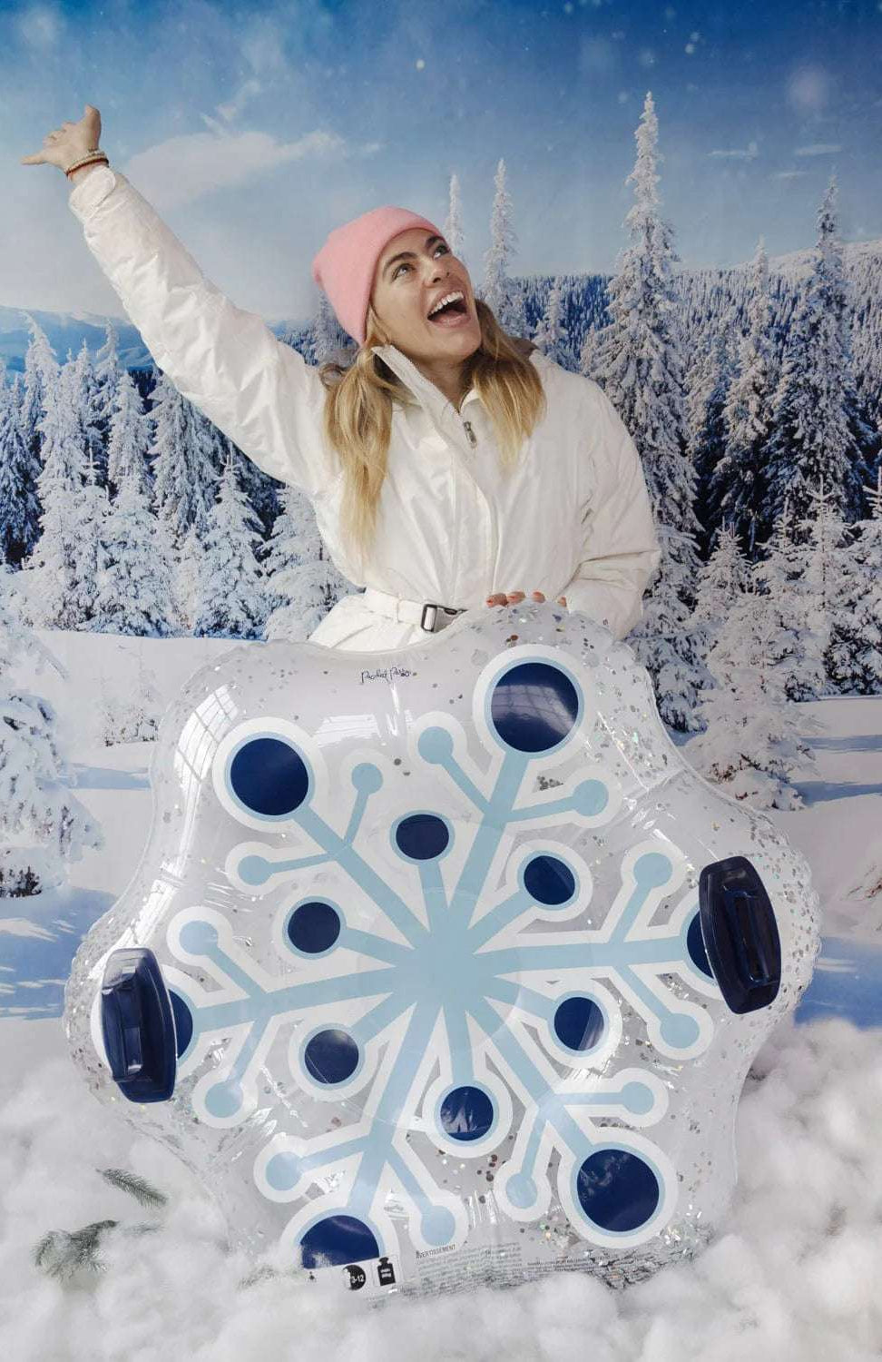 Packed Party Snow Much Fun Confetti Filled Inflatable Snow Tube Gifts by Packed Party as seen on celebrities