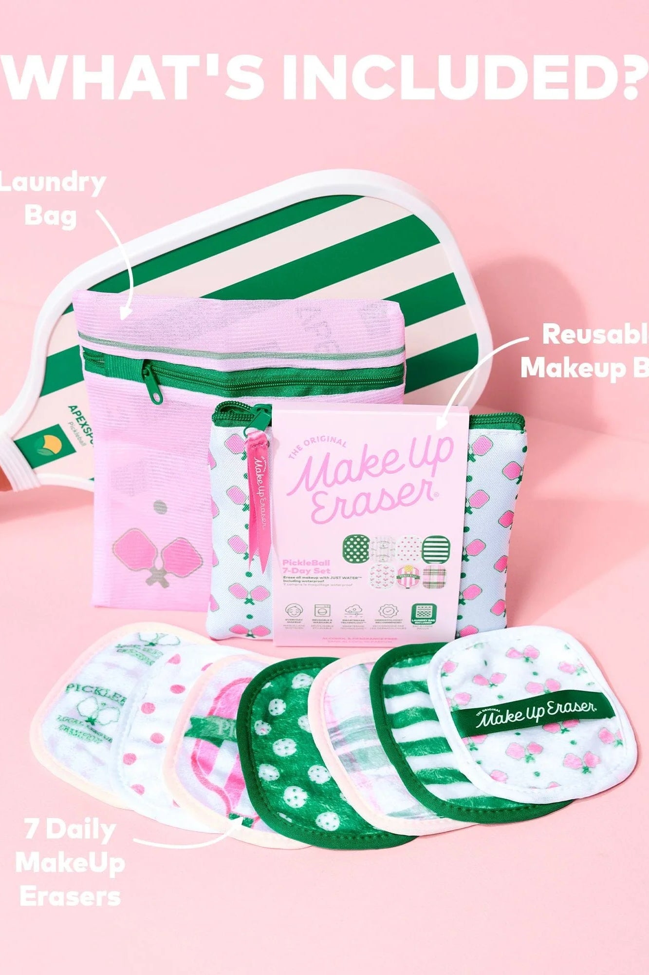 Makeup Eraser Pickleball 7-Day Set by Makeup Eraser – Beauty Product – | Spoiled Brat UK