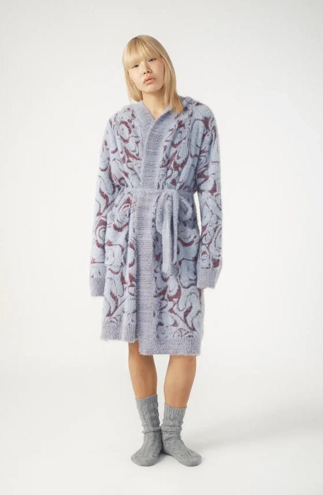 Pixie & Peach Hope Jacquard Knitted Robe