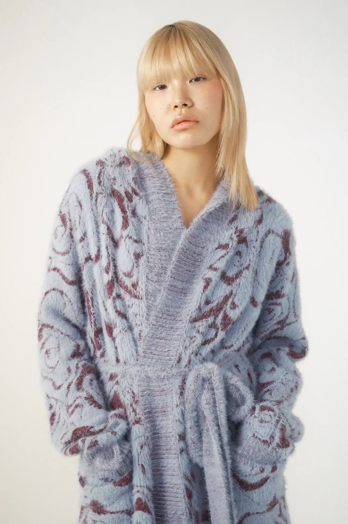 Pixie & Peach Hope Jacquard Knitted Robe