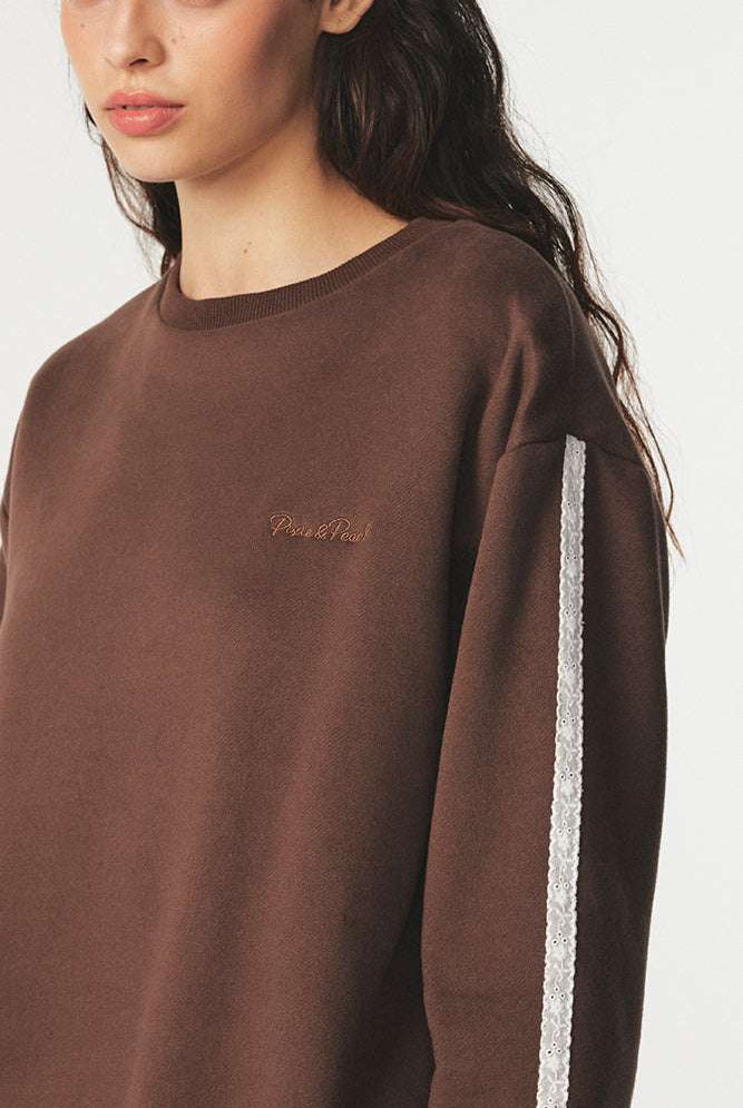 Pixie & Peach Pixie Lace Sweatshirt