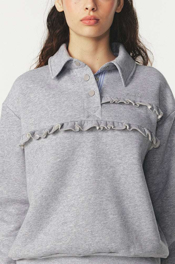Pixie & Peach Serena Polo Sweatshirt
