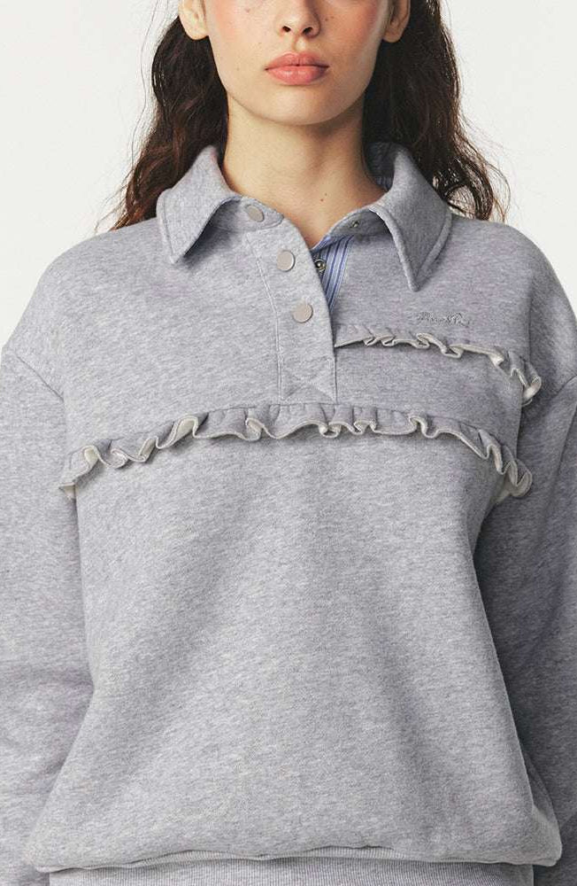 Pixie & Peach Serena Polo Sweatshirt