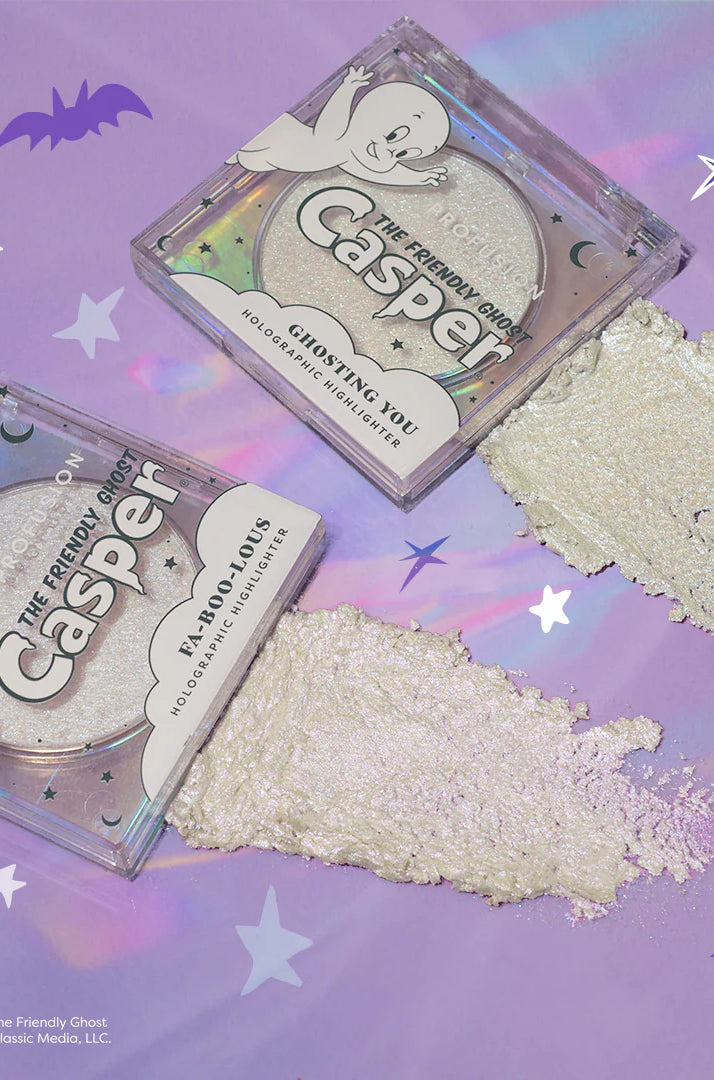 Profusion Cosmetics Casper the Friendly Ghost Holographic Highlighter Makeup Brushes by Profusion Cosmetics as seen on celebrities
