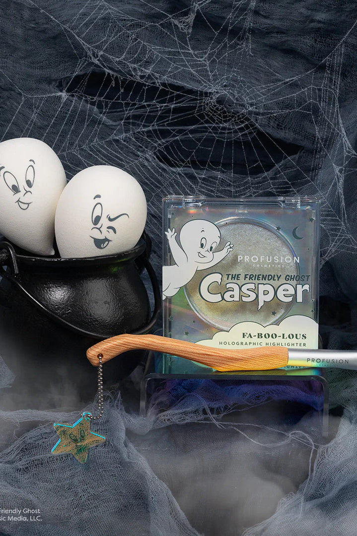 Profusion Cosmetics Casper the Friendly Ghost Holographic Highlighter Makeup Brushes by Profusion Cosmetics as seen on celebrities