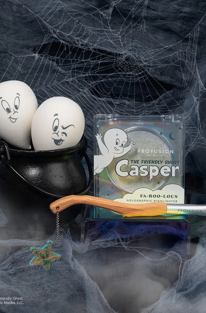 Profusion Cosmetics Casper the Friendly Ghost Holographic Highlighter Makeup Brushes by Profusion Cosmetics as seen on celebrities