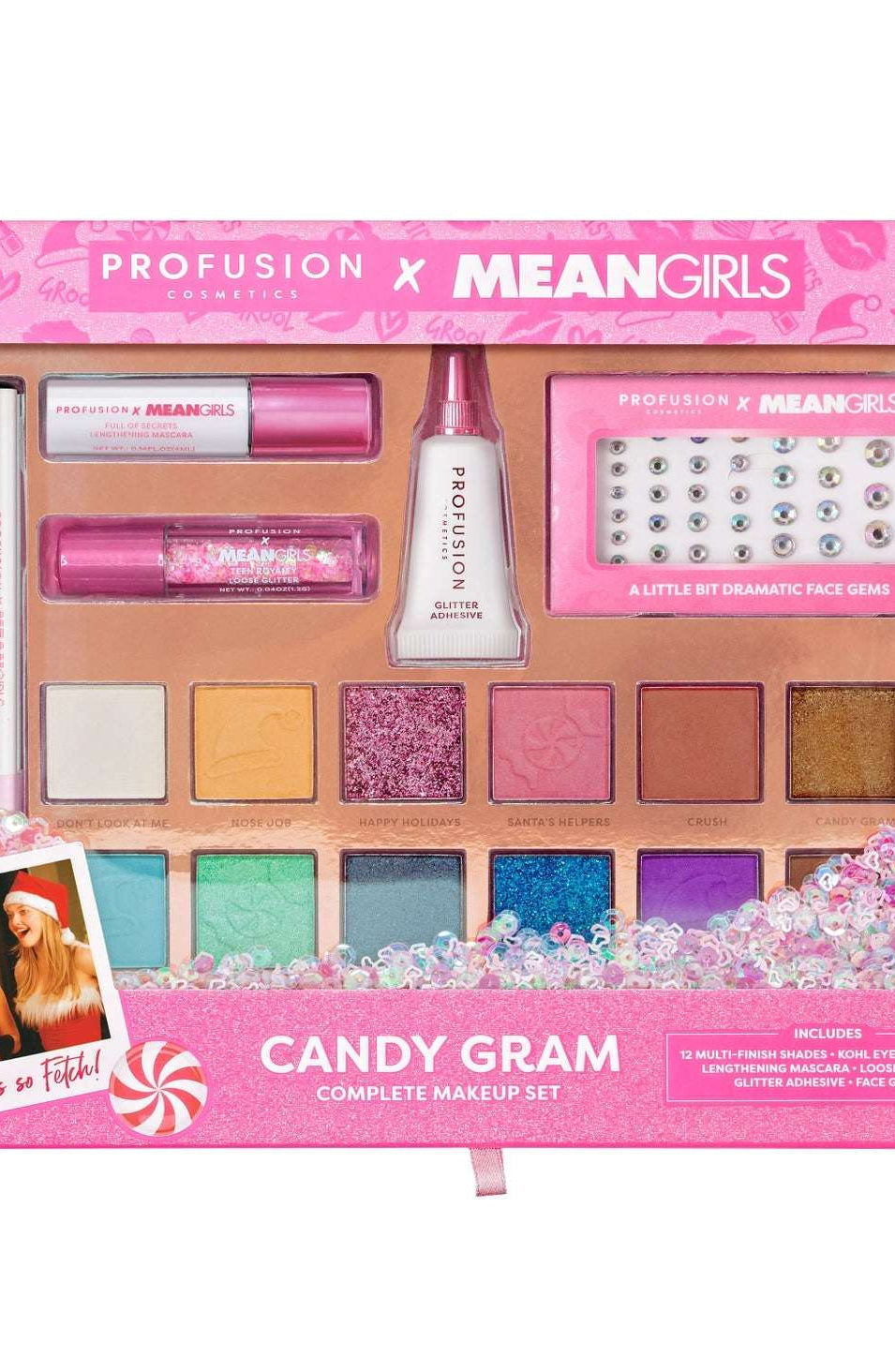 Profusion Cosmetics Mean Girls Candy Gram Complete Makeup Kit Eyeshadow by Profusion Cosmetics as seen on celebrities