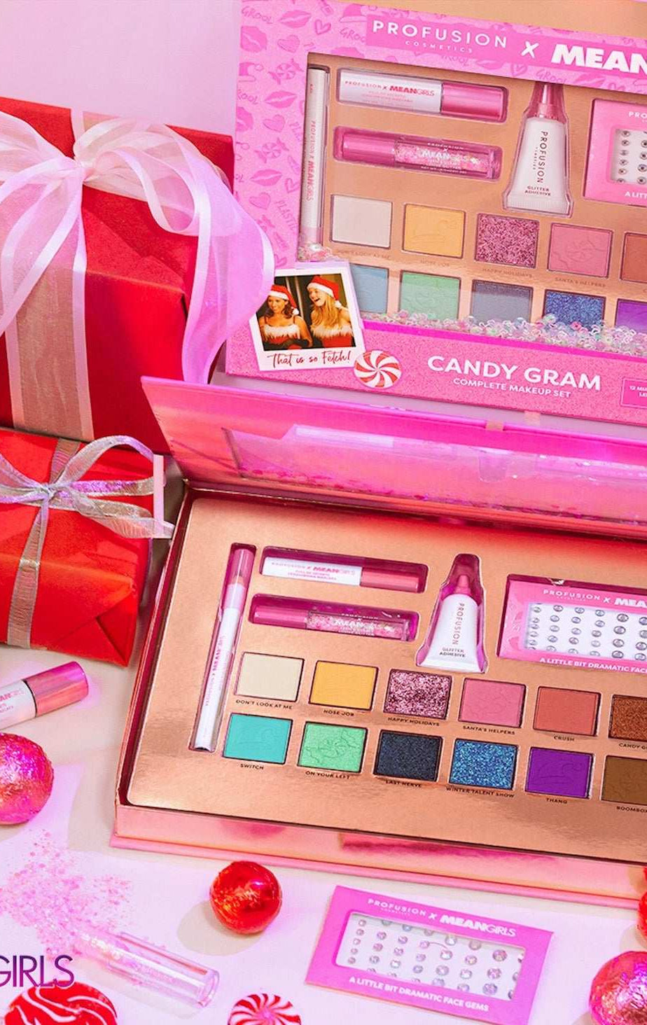 Profusion Cosmetics Mean Girls Candy Gram Complete Makeup Kit Eyeshadow by Profusion Cosmetics as seen on celebrities