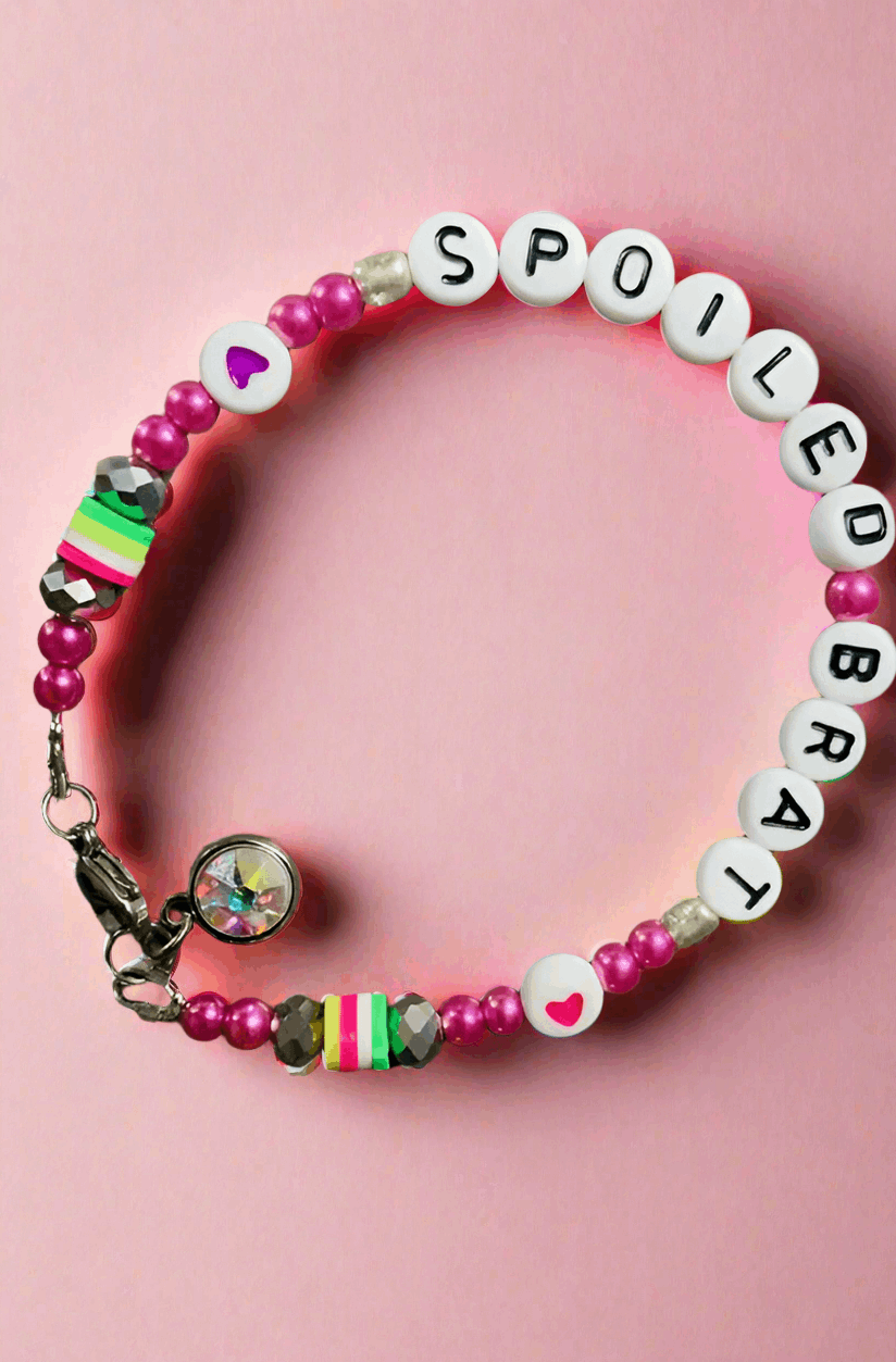 Rad & Refined Spoiled Brat Beaded Bracelet Anklet by Rad and Refined as seen on celebrities