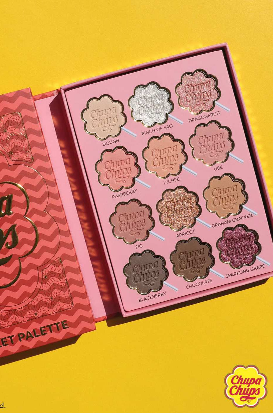 Rude Cosmetics Chupa Chups Fruit Basket 12 Colour Palette Eyeshadow by Rude Cosmetics as seen on celebrities
