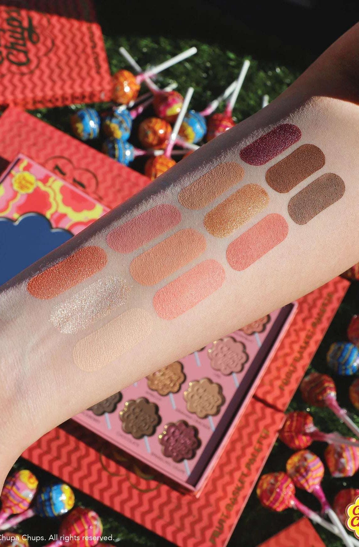 Rude Cosmetics Chupa Chups Fruit Basket 12 Colour Palette Eyeshadow by Rude Cosmetics as seen on celebrities