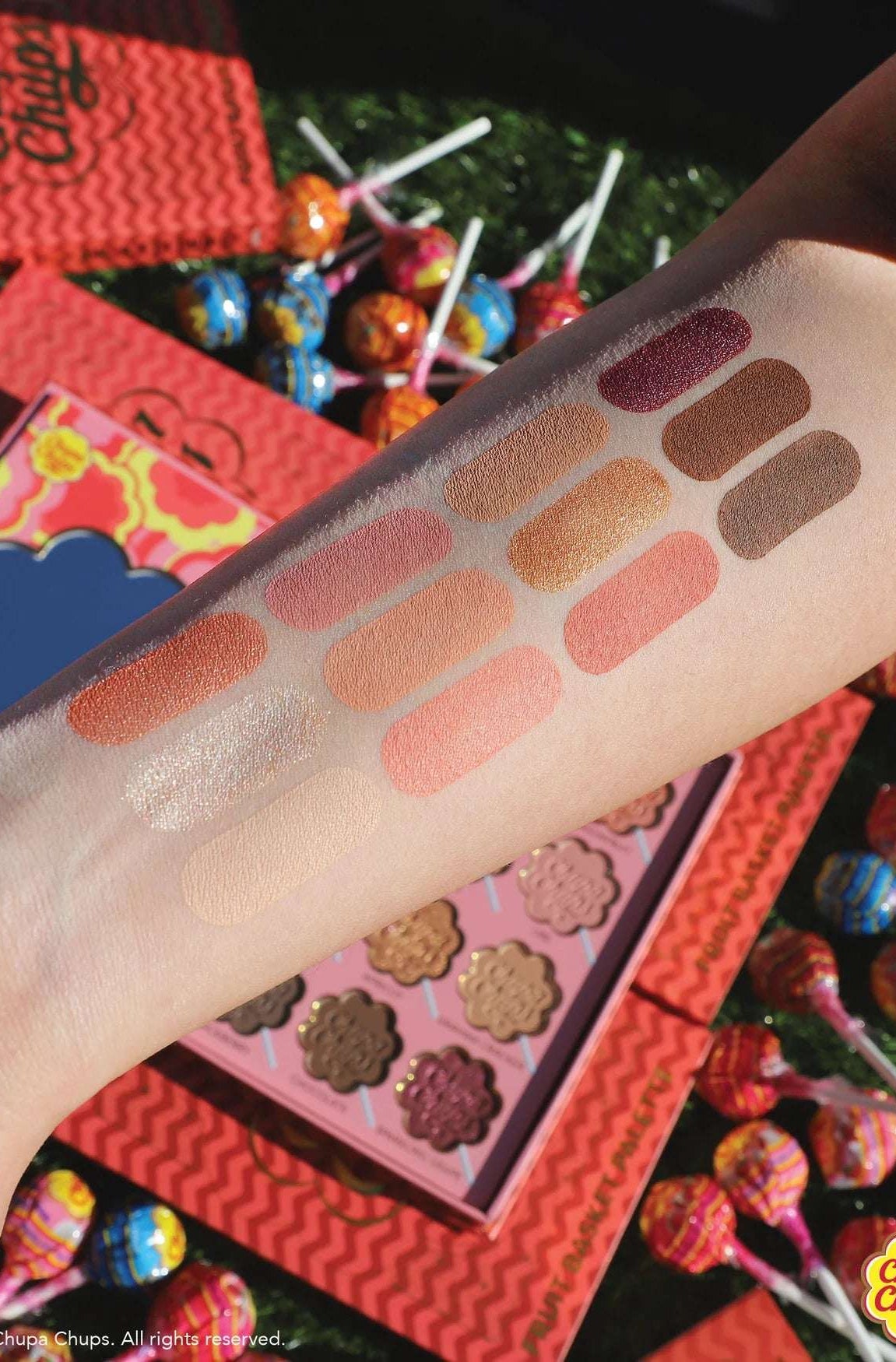 Rude Cosmetics Chupa Chups Fruit Basket 12 Colour Palette Eyeshadow by Rude Cosmetics as seen on celebrities