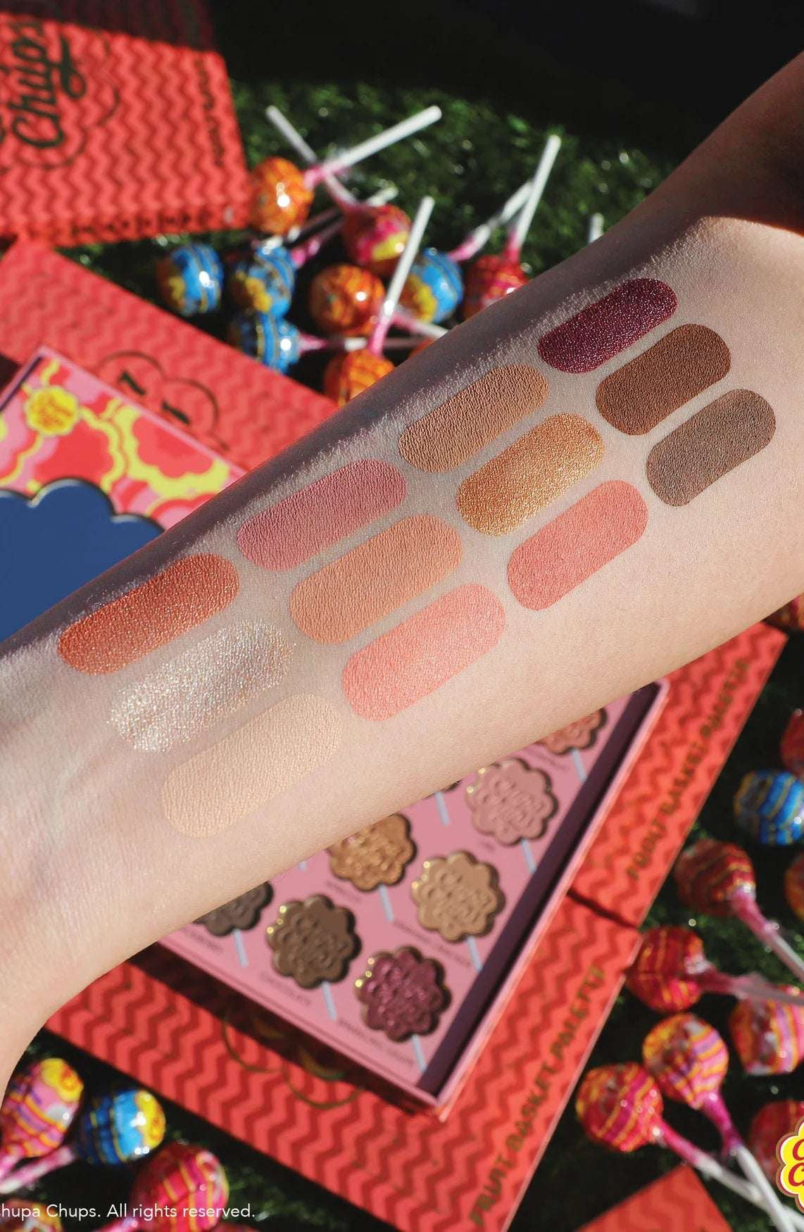 Rude Cosmetics Chupa Chups Fruit Basket 12 Colour Palette Eyeshadow by Rude Cosmetics as seen on celebrities