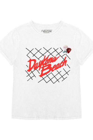 Newtone Daytona Beach Starlight Racing Tee T-Shirt by Newtone as seen on celebrities
