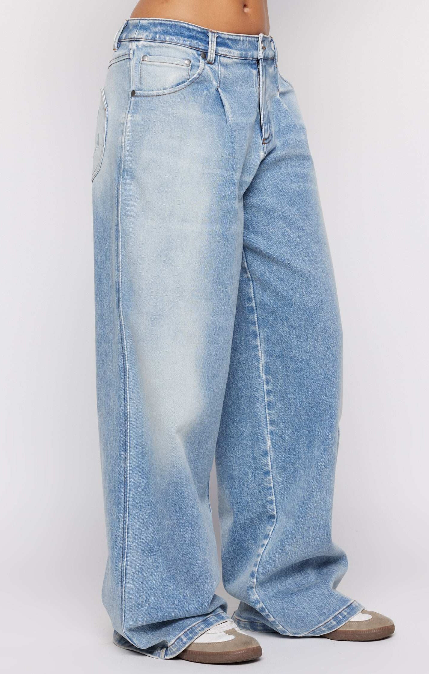 Samii Ryan x Smiley® Denim Jeans MOM Jeans by Samii Ryan as seen on celebrities