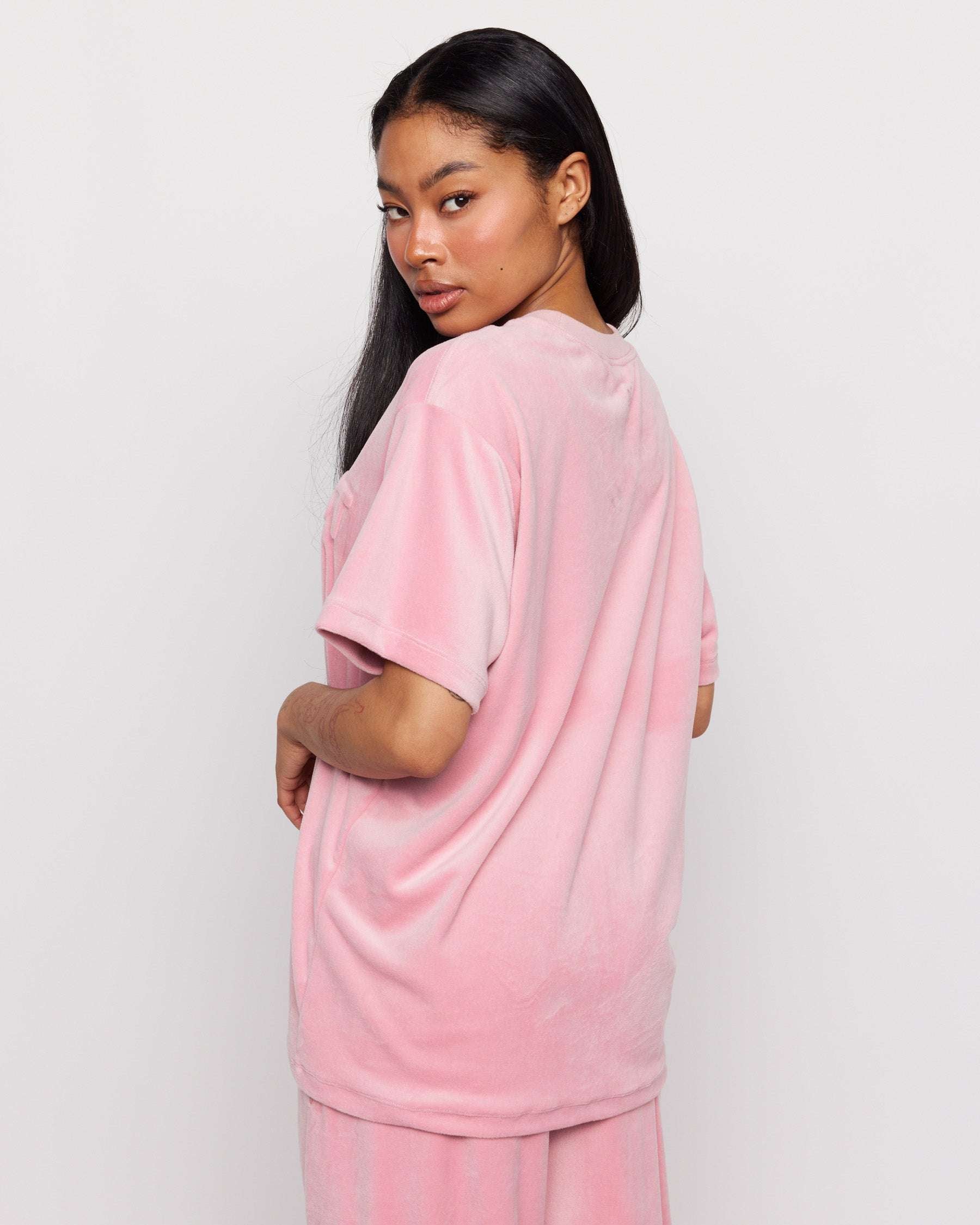 Samii Ryan Optimist Velour T-Shirt T-Shirts by Samii Ryan as seen on celebrities