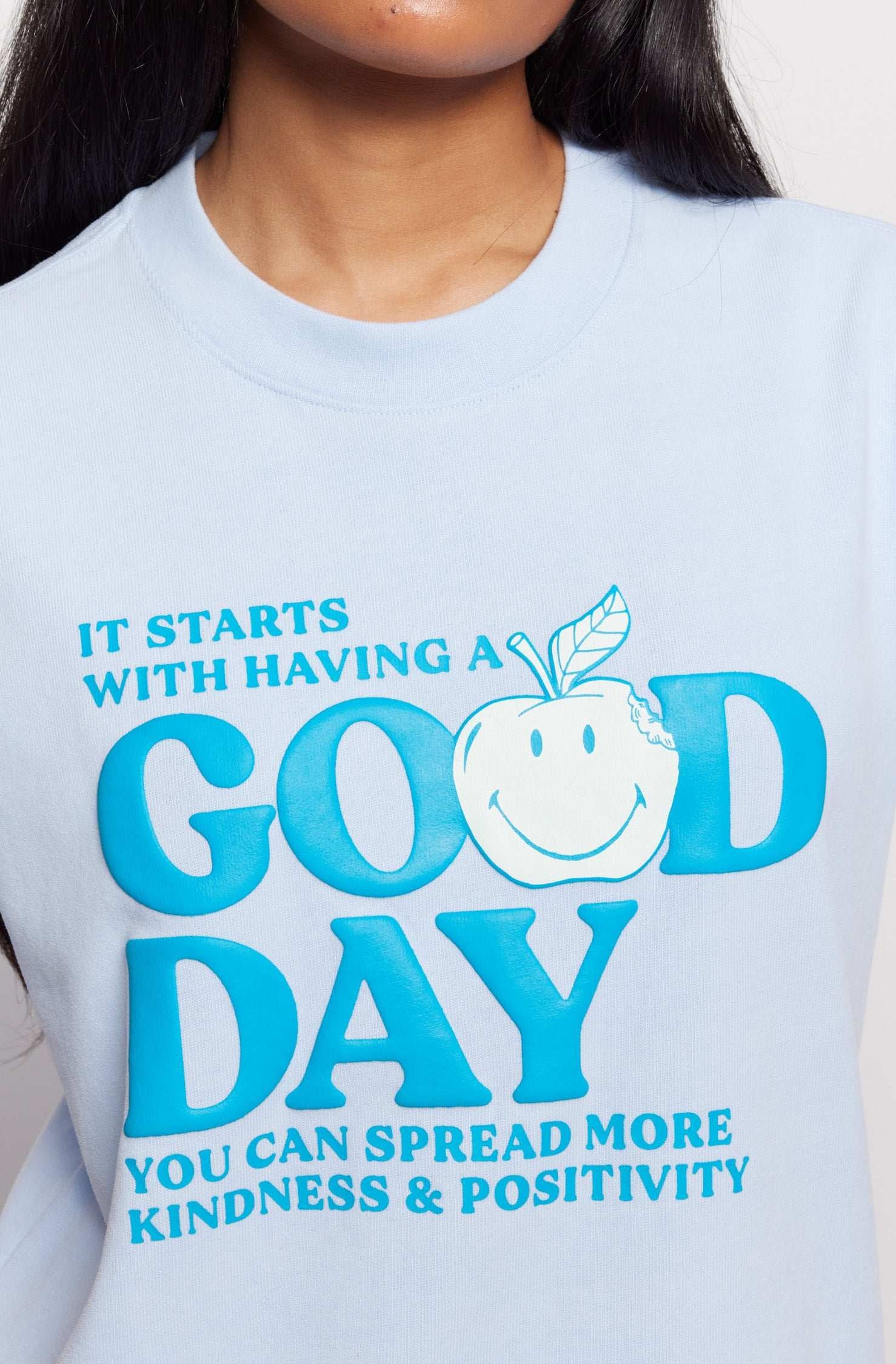 Samii Ryan x Smiley® Good Day Boxy Tee T-Shirt by Samii Ryan as seen on celebrities