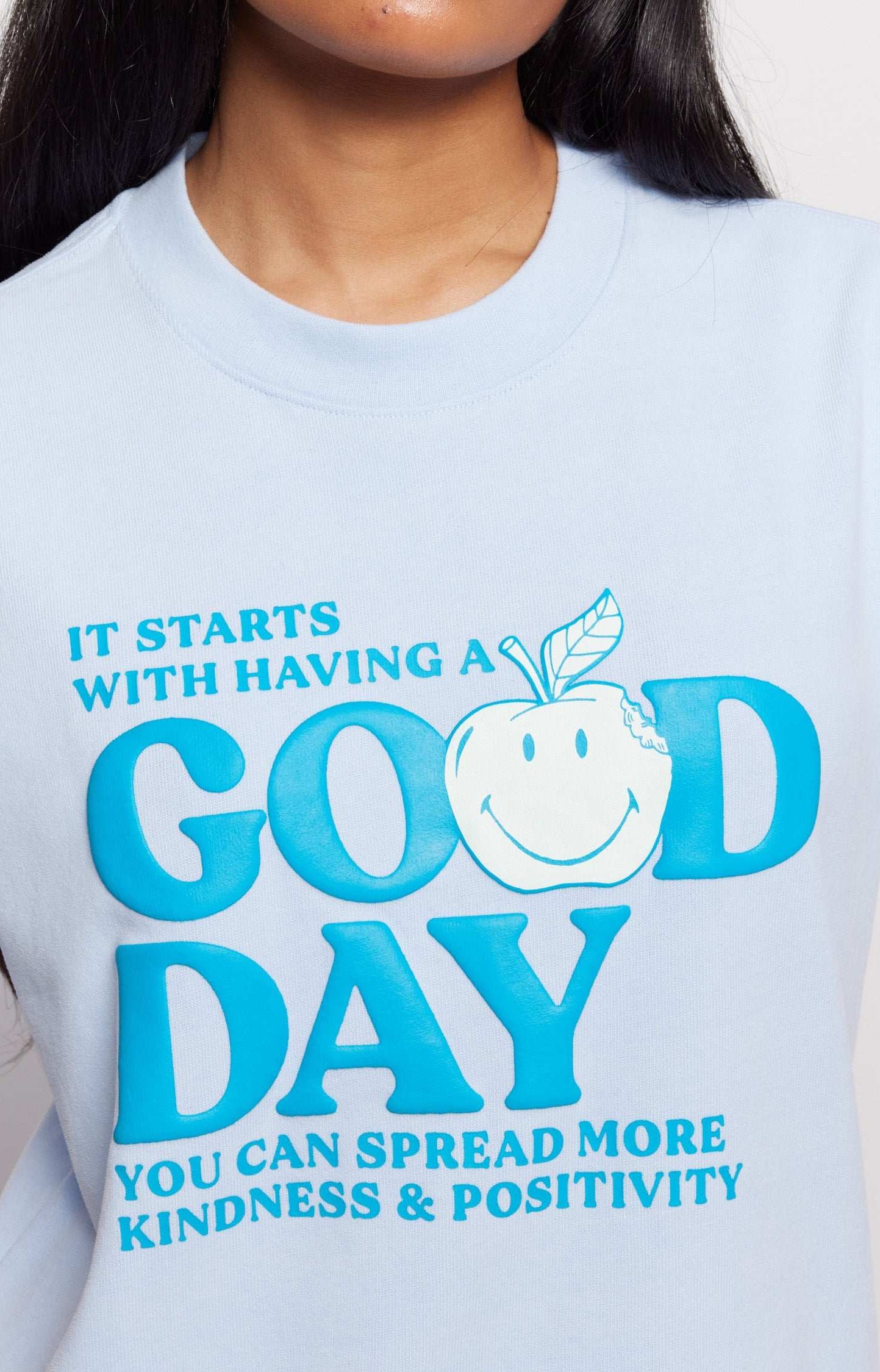 Samii Ryan x Smiley® Good Day Boxy Tee T-Shirt by Samii Ryan as seen on celebrities