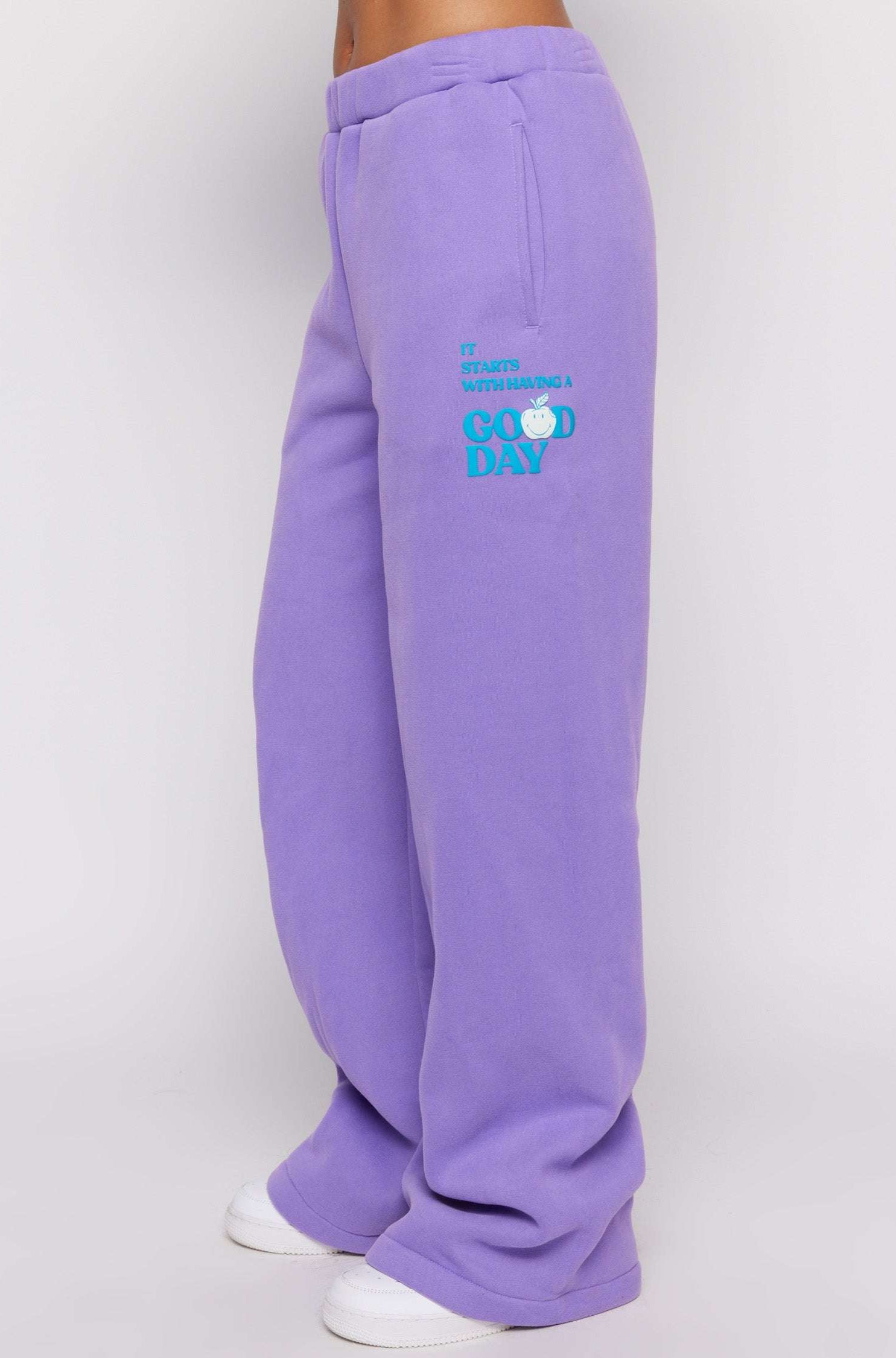 Samii Ryan Good Day SmileyWorld Sweatpants Sweatpants by Samii Ryan as seen on celebrities