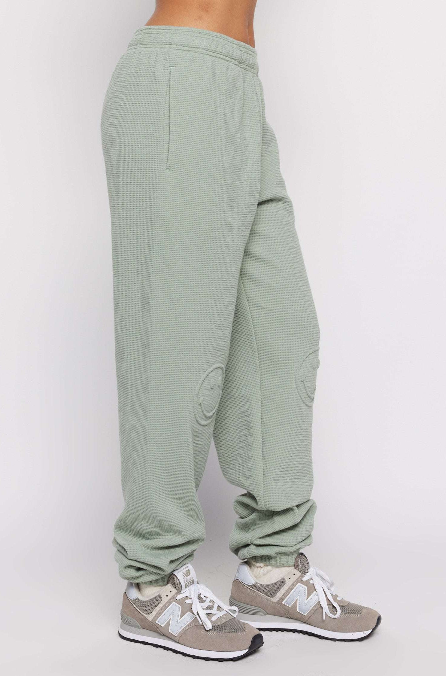 Samii Ryan Smiley® Thermal Pants Sweatpants by Samii Ryan as seen on celebrities