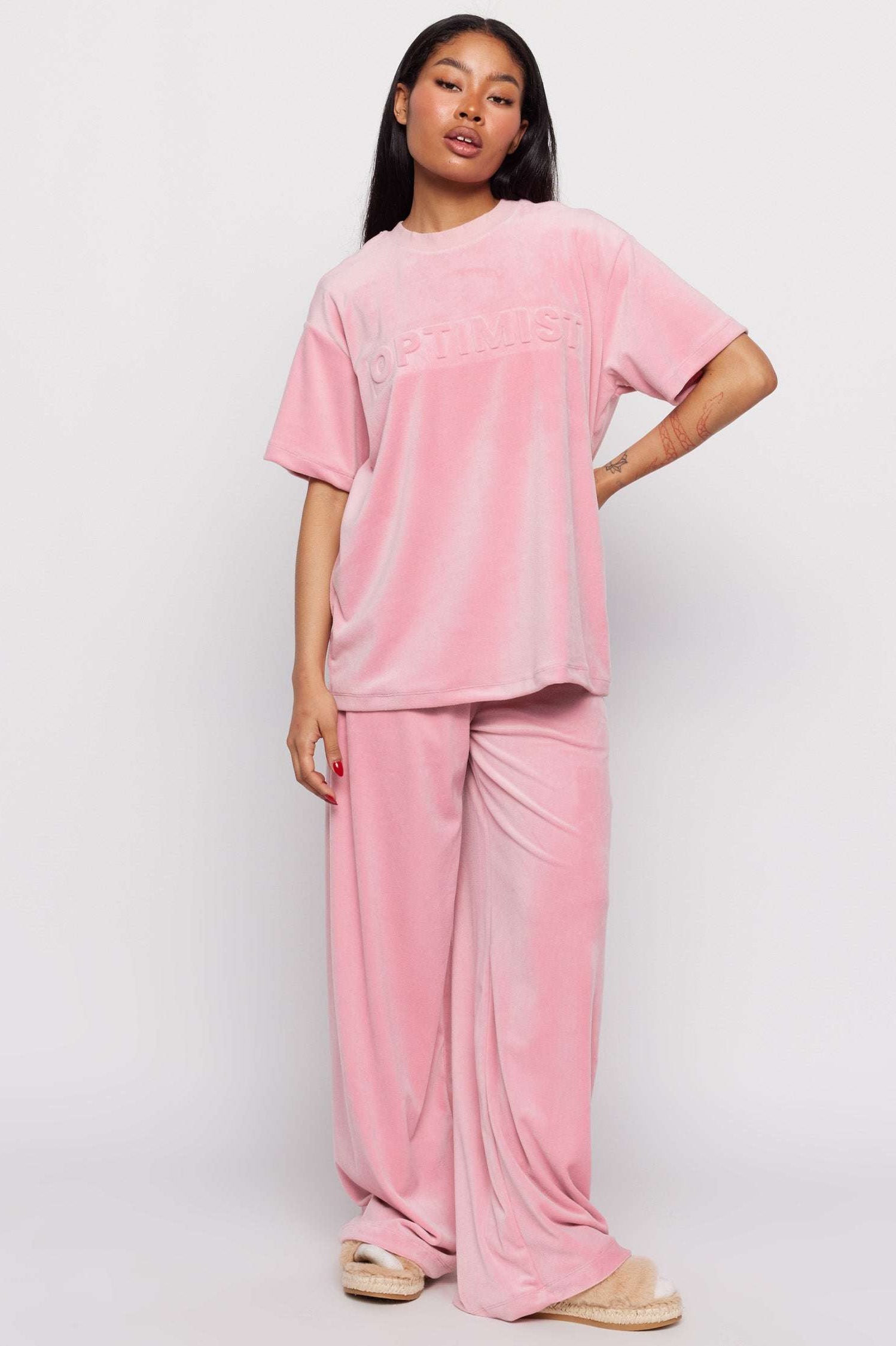 Samii Ryan Optimist Velour Sweatpants Sweatpants by Samii Ryan as seen on celebrities