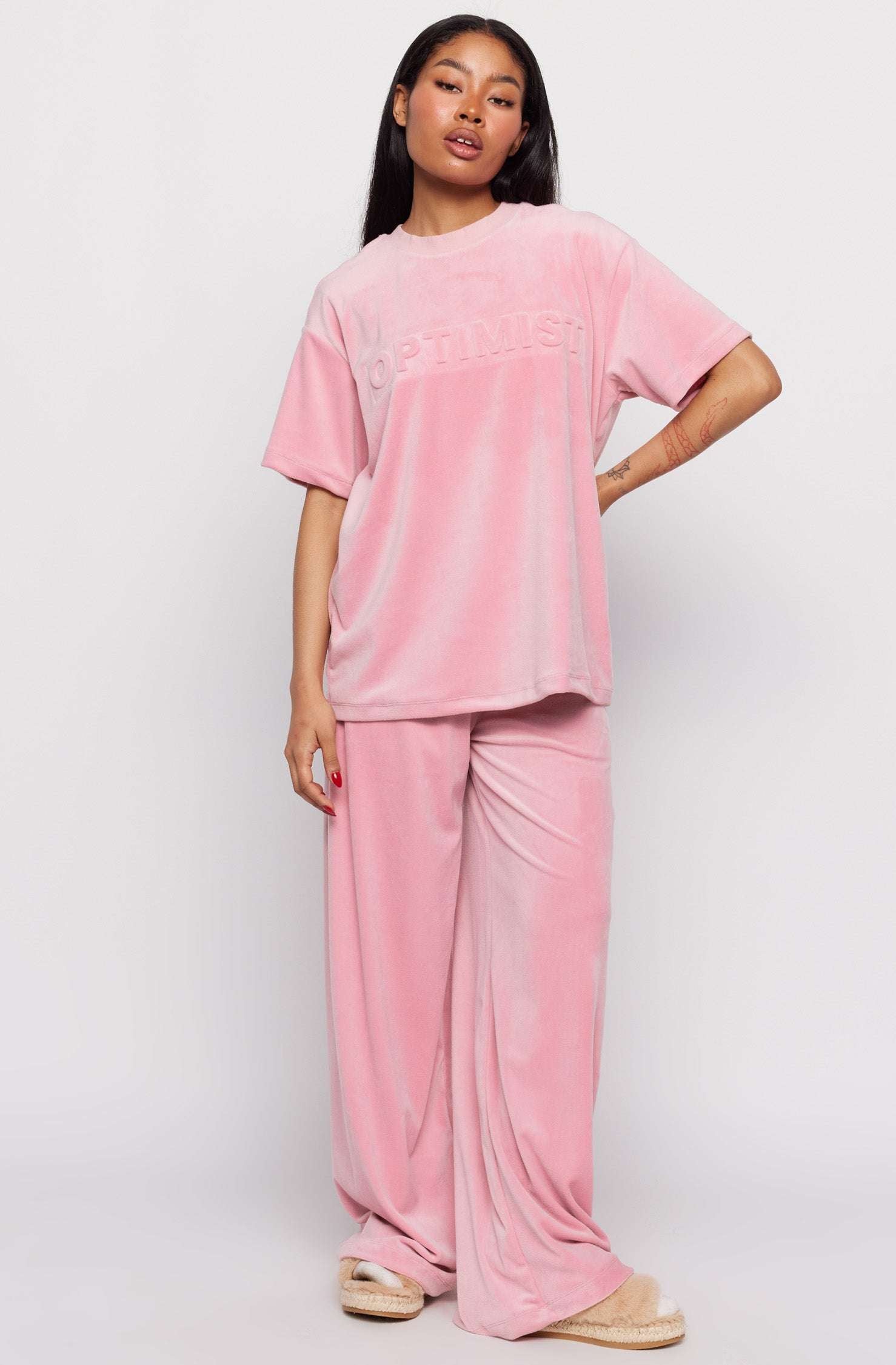 Samii Ryan Optimist Velour Sweatpants Sweatpants by Samii Ryan as seen on celebrities