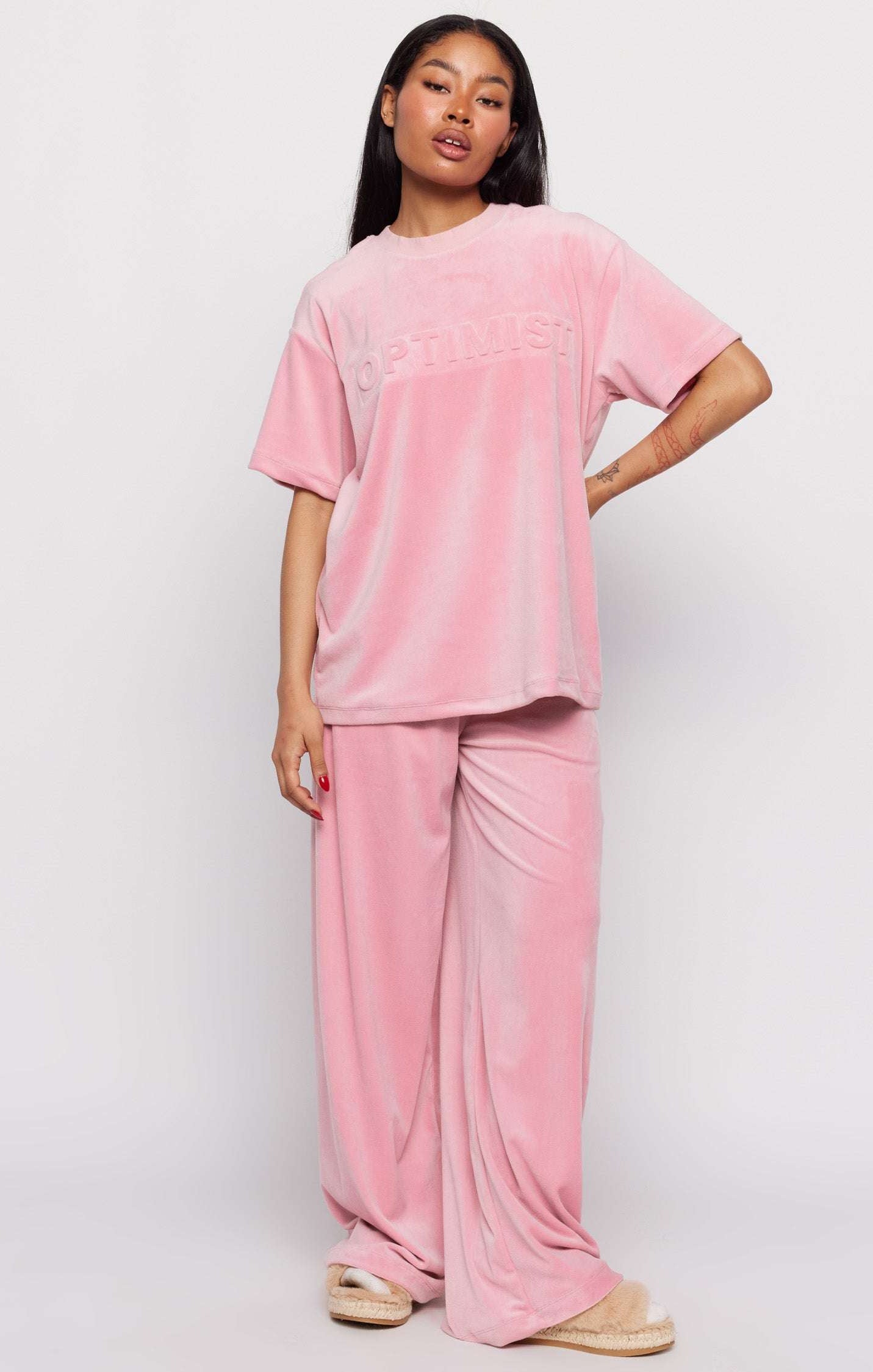 Samii Ryan Optimist Velour Sweatpants Sweatpants by Samii Ryan as seen on celebrities