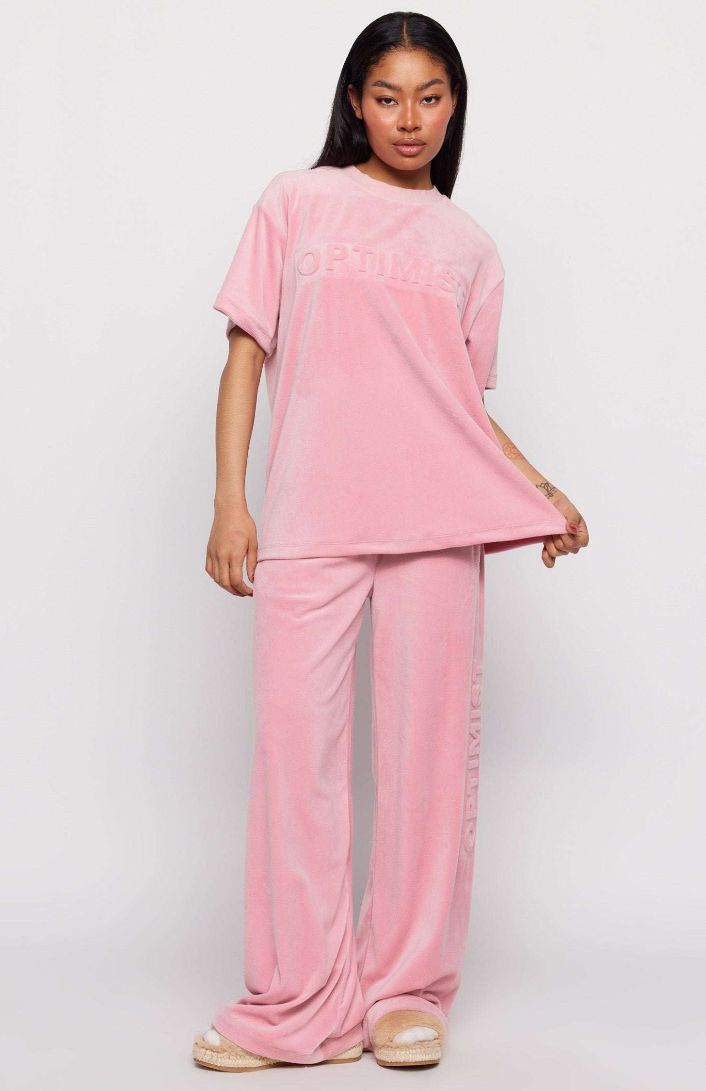 Samii Ryan Optimist Velour Sweatpants Sweatpants by Samii Ryan as seen on celebrities