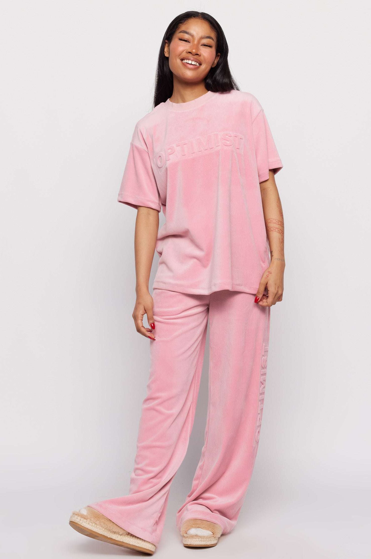 Samii Ryan Optimist Velour Sweatpants Sweatpants by Samii Ryan as seen on celebrities