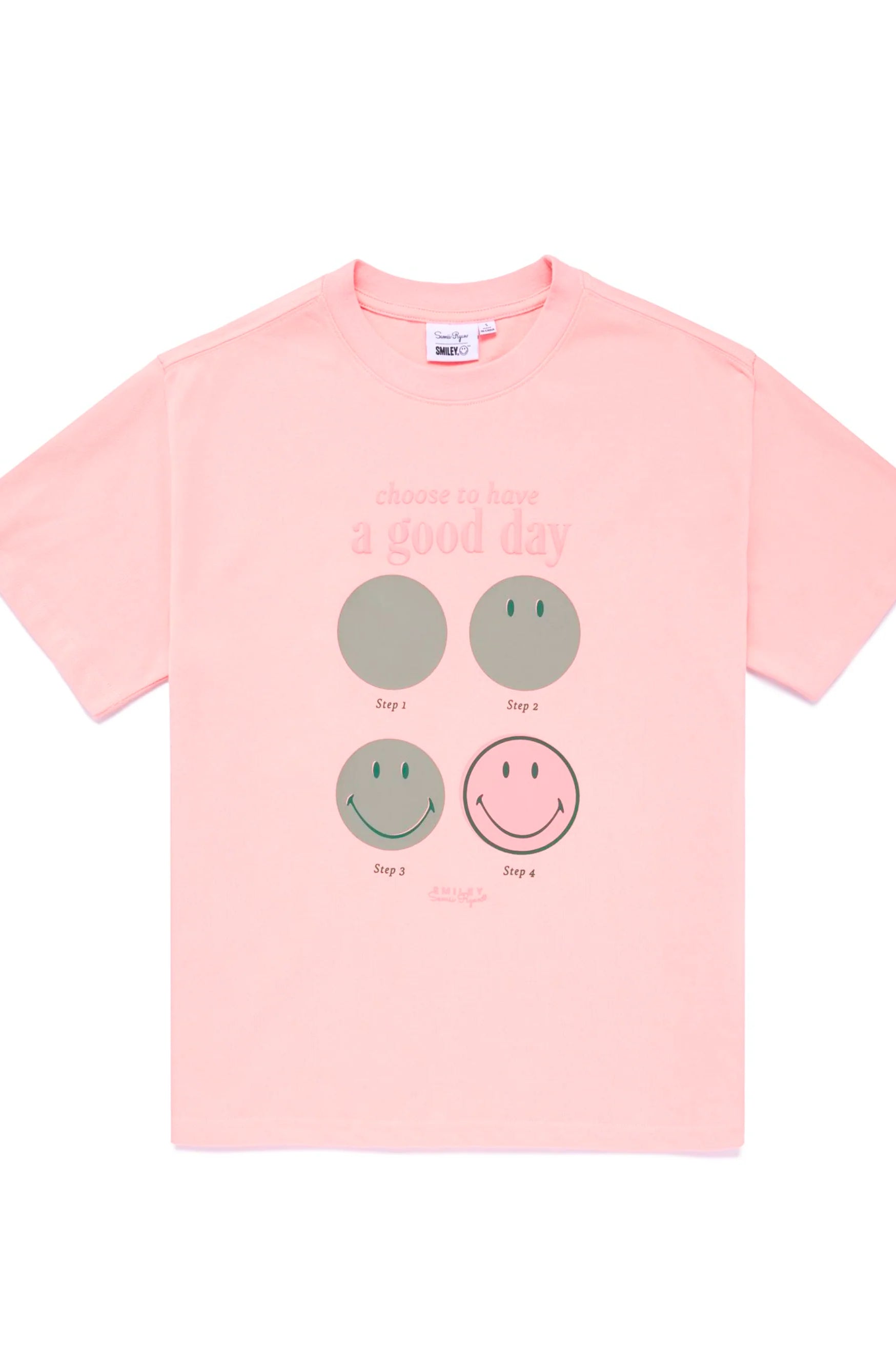 Samii Ryan Smiley® Good Day Oversized Tee T-Shirts by Samii Ryan as seen on celebrities