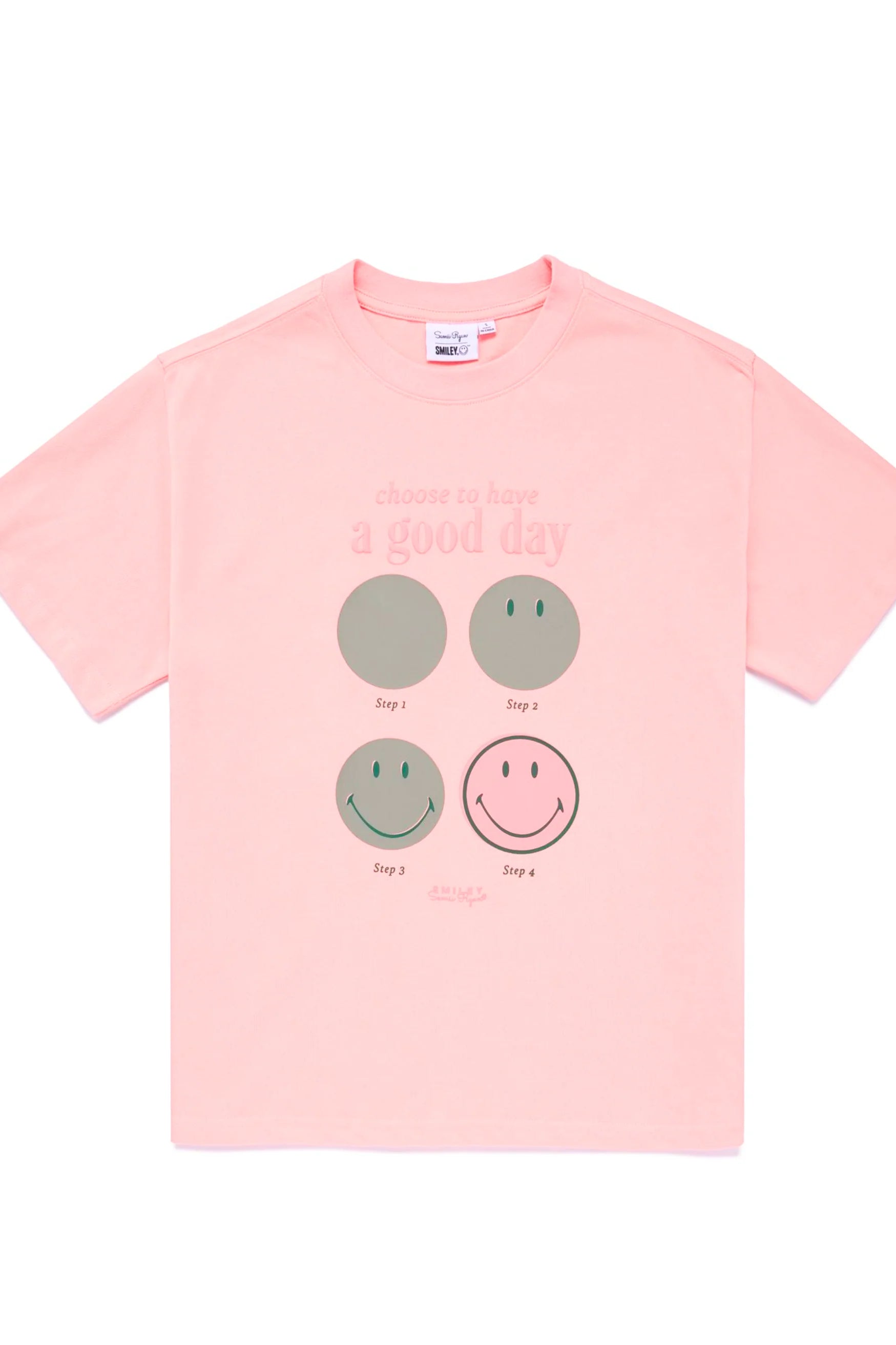 Samii Ryan Smiley® Good Day Oversized Tee T-Shirts by Samii Ryan as seen on celebrities