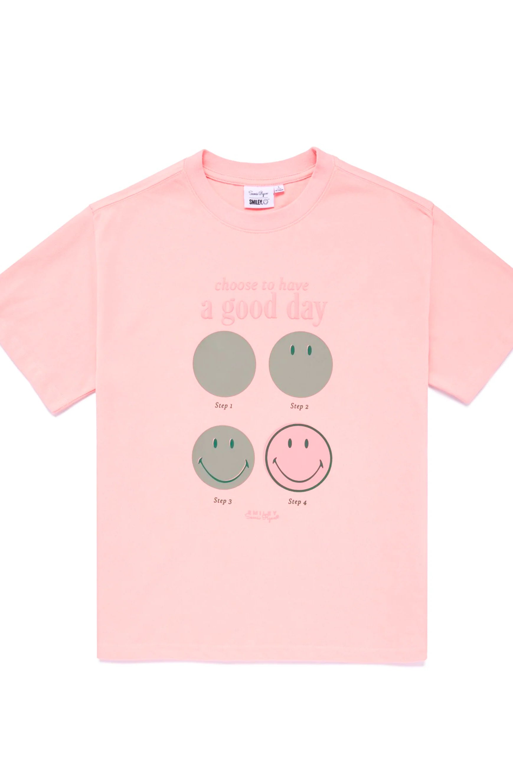 Samii Ryan Smiley® Good Day Oversized Tee T-Shirts by Samii Ryan as seen on celebrities