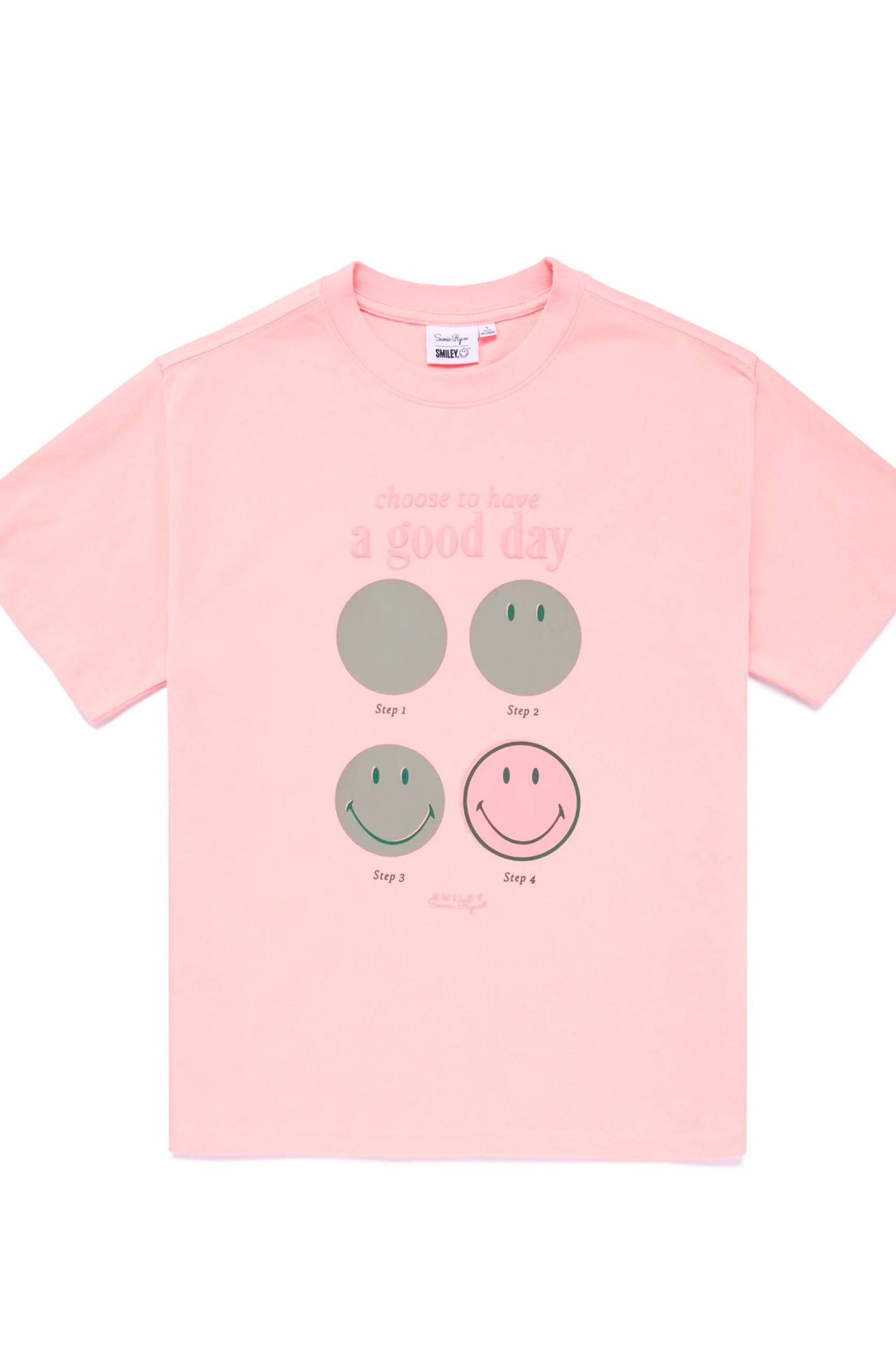 Samii Ryan Smiley® Good Day Oversized Tee T-Shirts by Samii Ryan as seen on celebrities