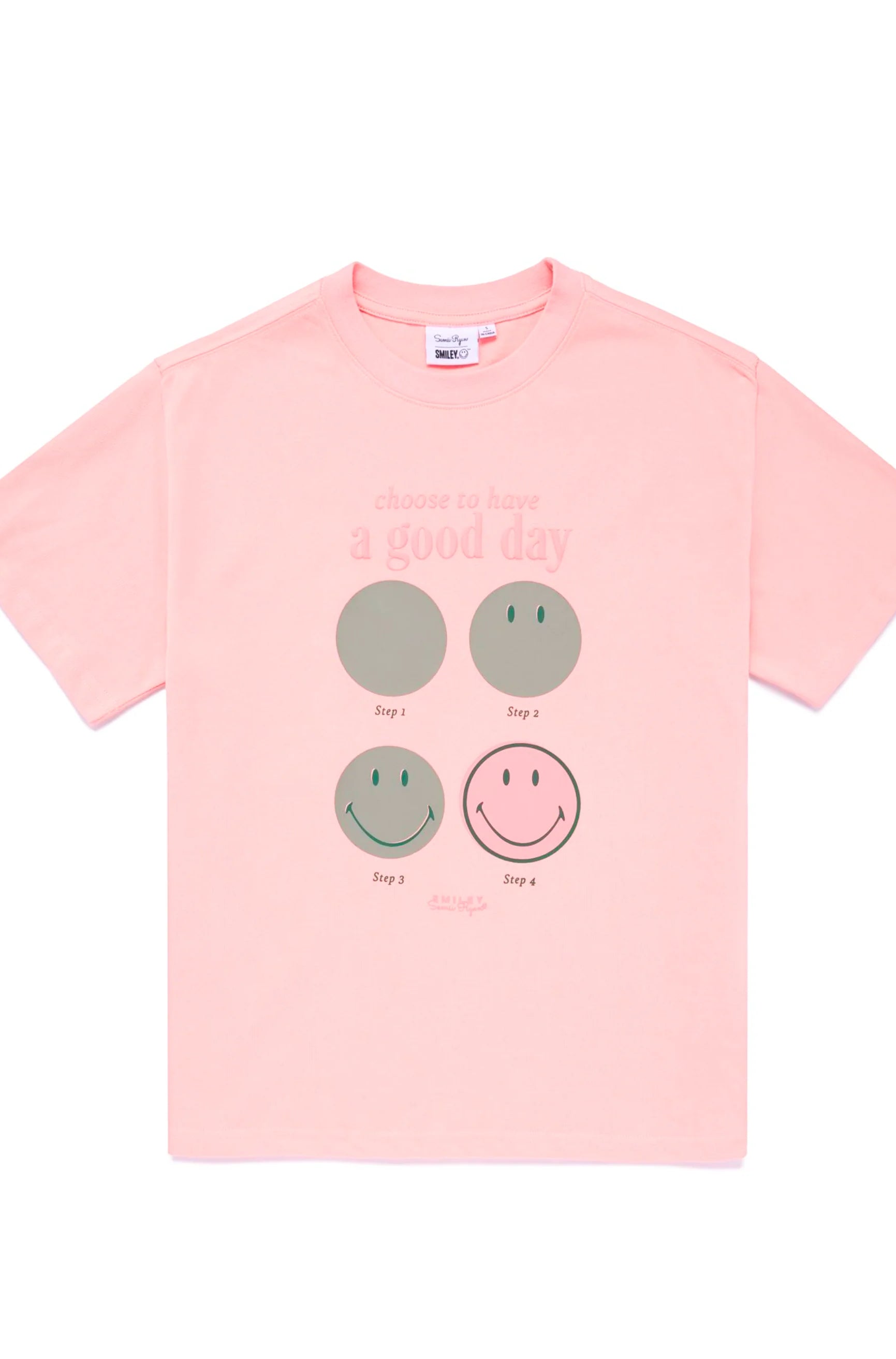 Samii Ryan Smiley® Good Day Oversized Tee T-Shirts by Samii Ryan as seen on celebrities