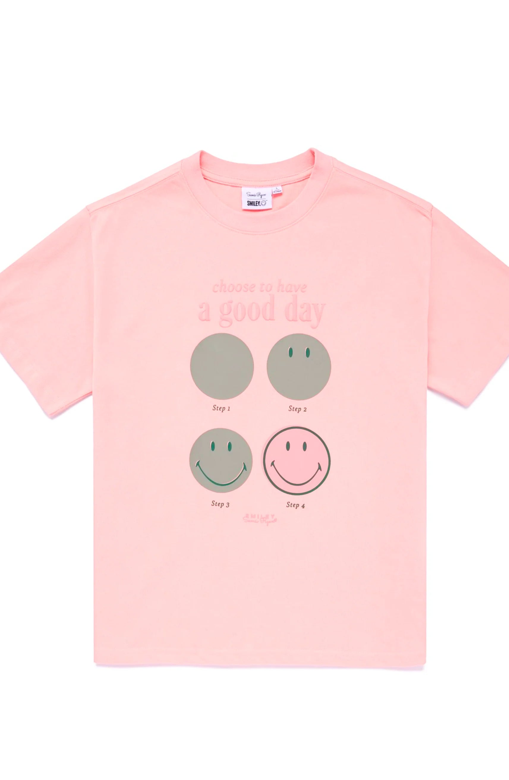 Samii Ryan Smiley® Good Day Oversized Tee T-Shirts by Samii Ryan as seen on celebrities