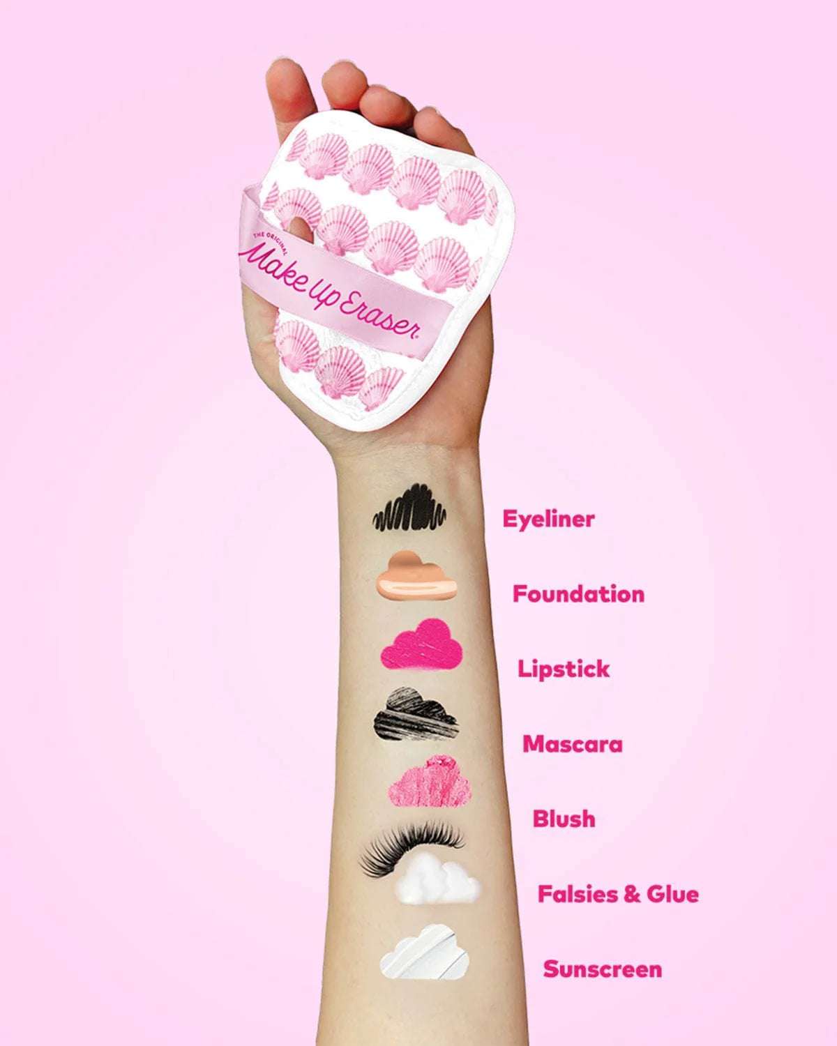 Makeup Eraser Seashells 7-Day Set Beauty Product by Makeup Eraser as seen on celebrities