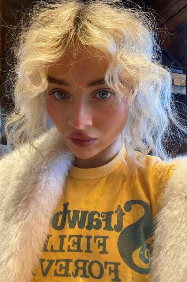 Junk Food Strawberry Fields The Beatles T-Shirt as seen on Sabrina Carpenter T-Shirt by Junk Food as seen on celebrities