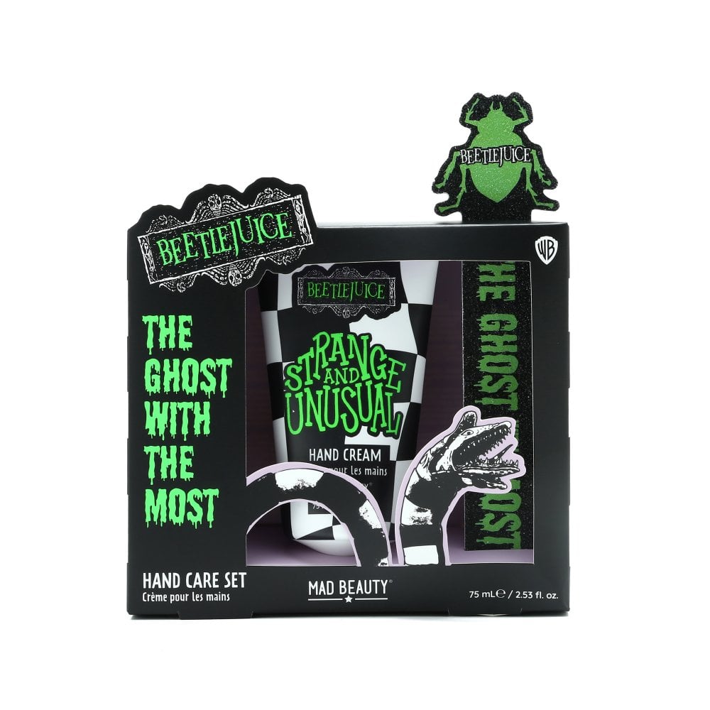 Warner Brothers Beetlejuice Hand Care Set Hand Cream by Mad Beauty as seen on celebrities
