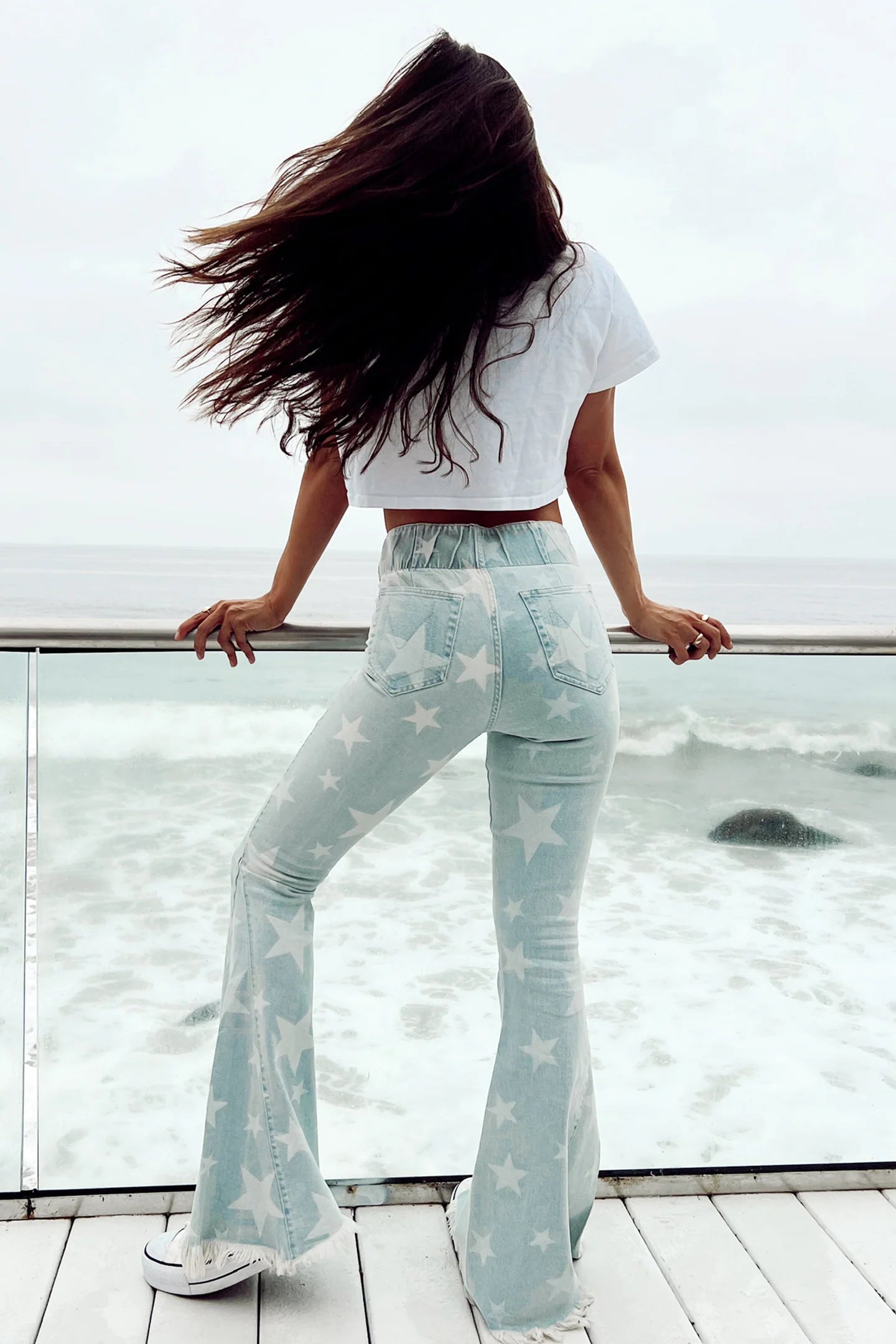 Show Me Your Mumu Berkeley Star Bells Flared Jeans by Show Me Your Mumu – Jeans – XS | Spoiled Brat UK