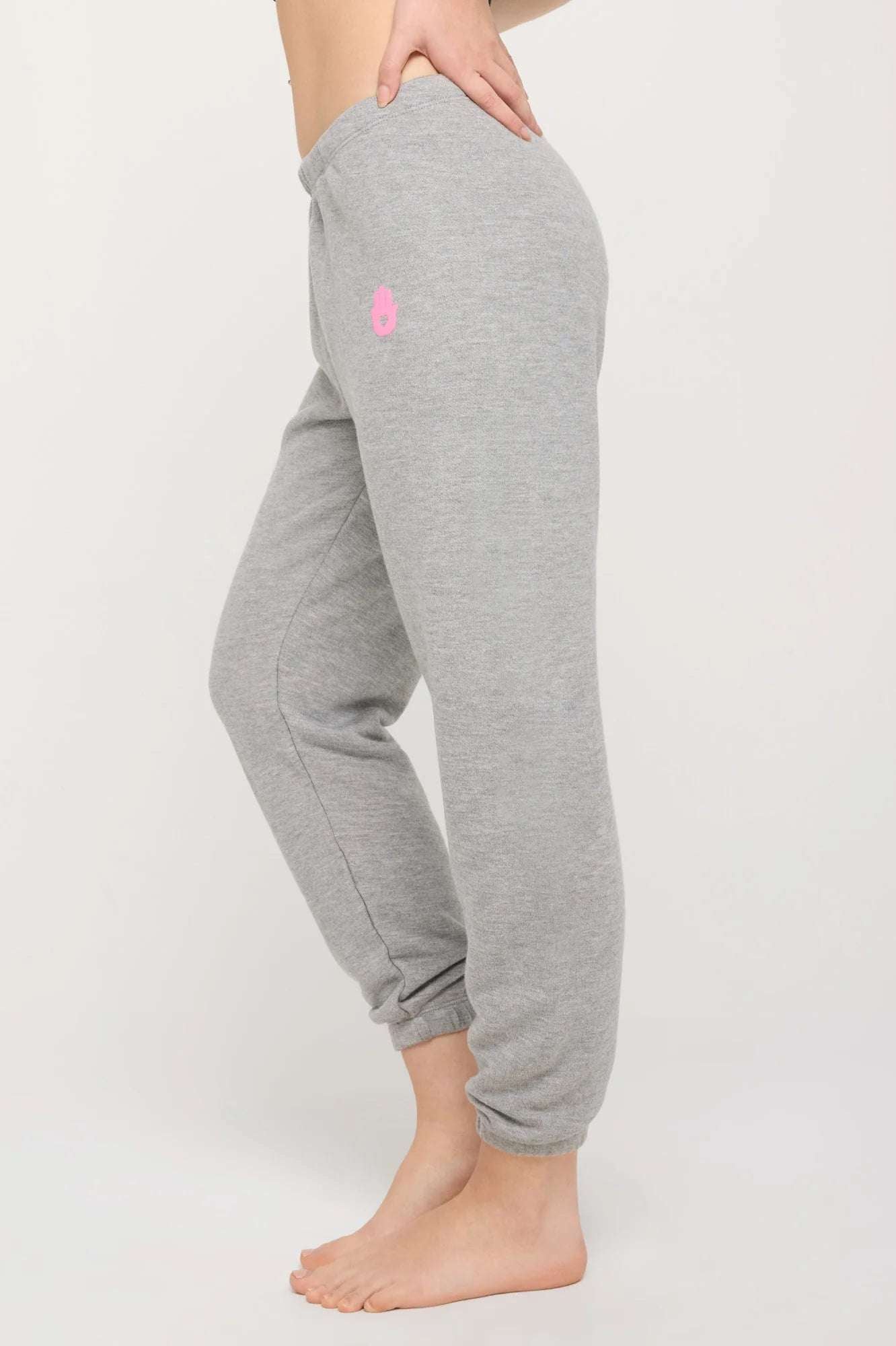Spiritual Gangster Hamsa Luna Sweatpant Jogger Bottoms by Spiritual Gangster as seen on celebrities