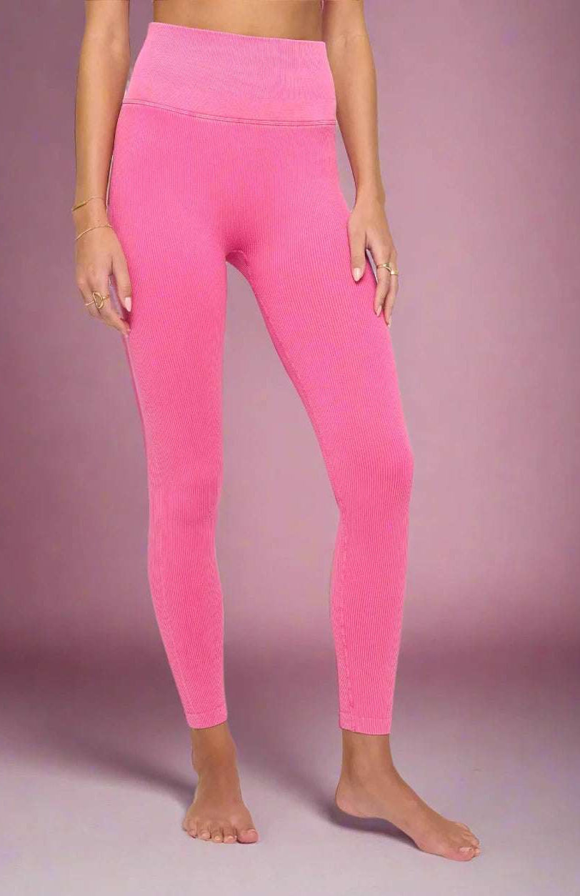 Spiritual Gangster Love Sculpt Seamless 7/8 Legging Leggings by Spiritual Gangster as seen on celebrities